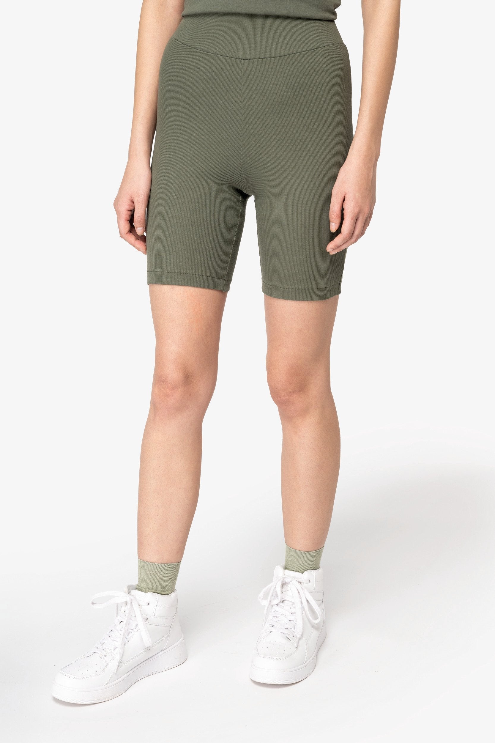 Organic Cotton Ribbed Shorts: Womens - REGN