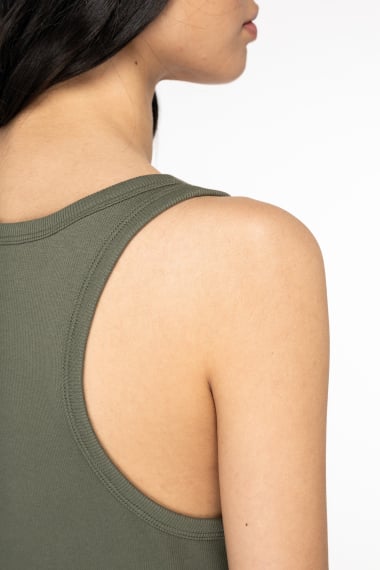 Organic Cotton Ribbed Tank Top: Womens - REGN