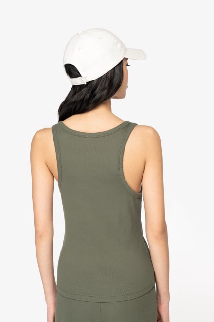 Organic Cotton Ribbed Tank Top: Womens - REGN