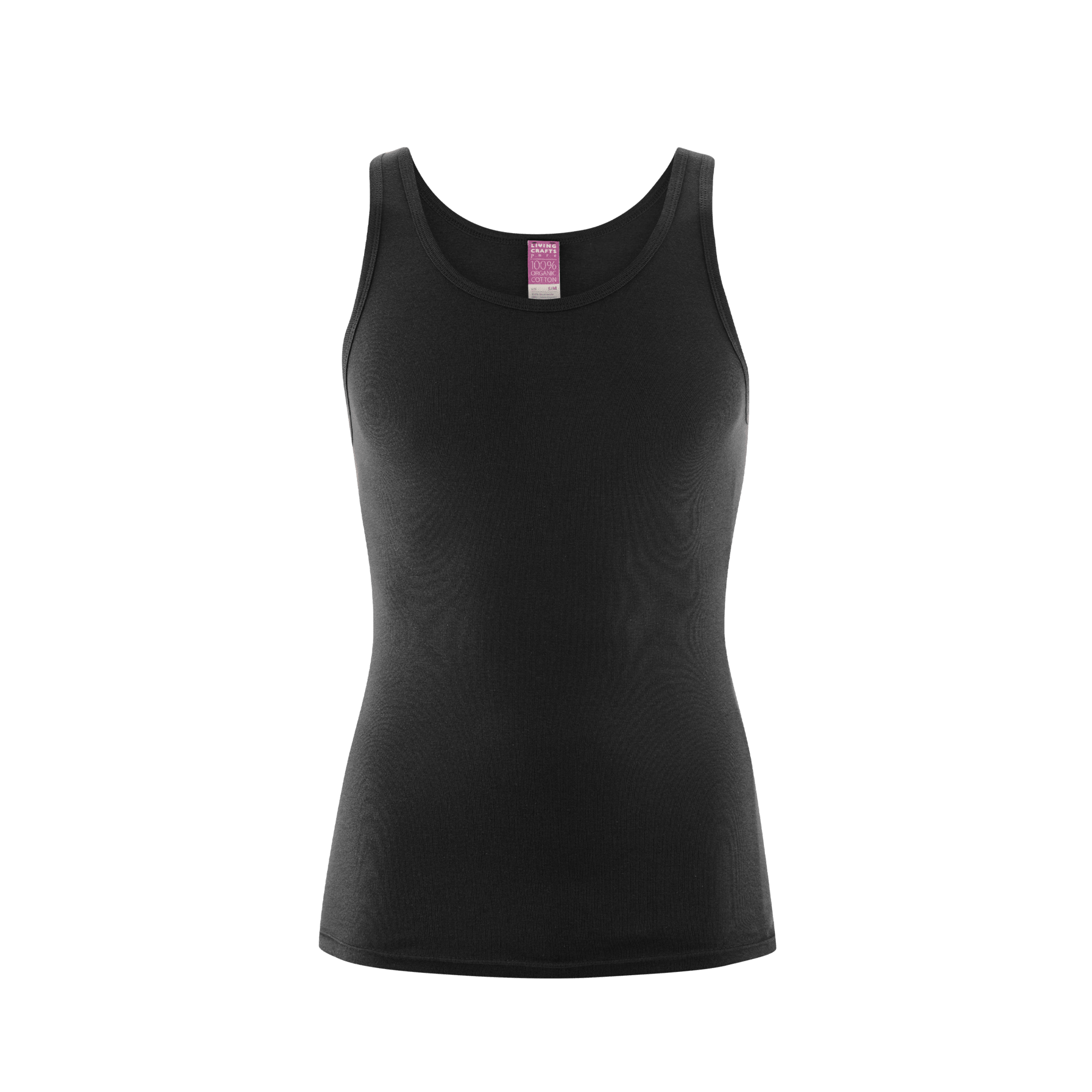Organic Cotton Ribbed Vest: Mens - REGN