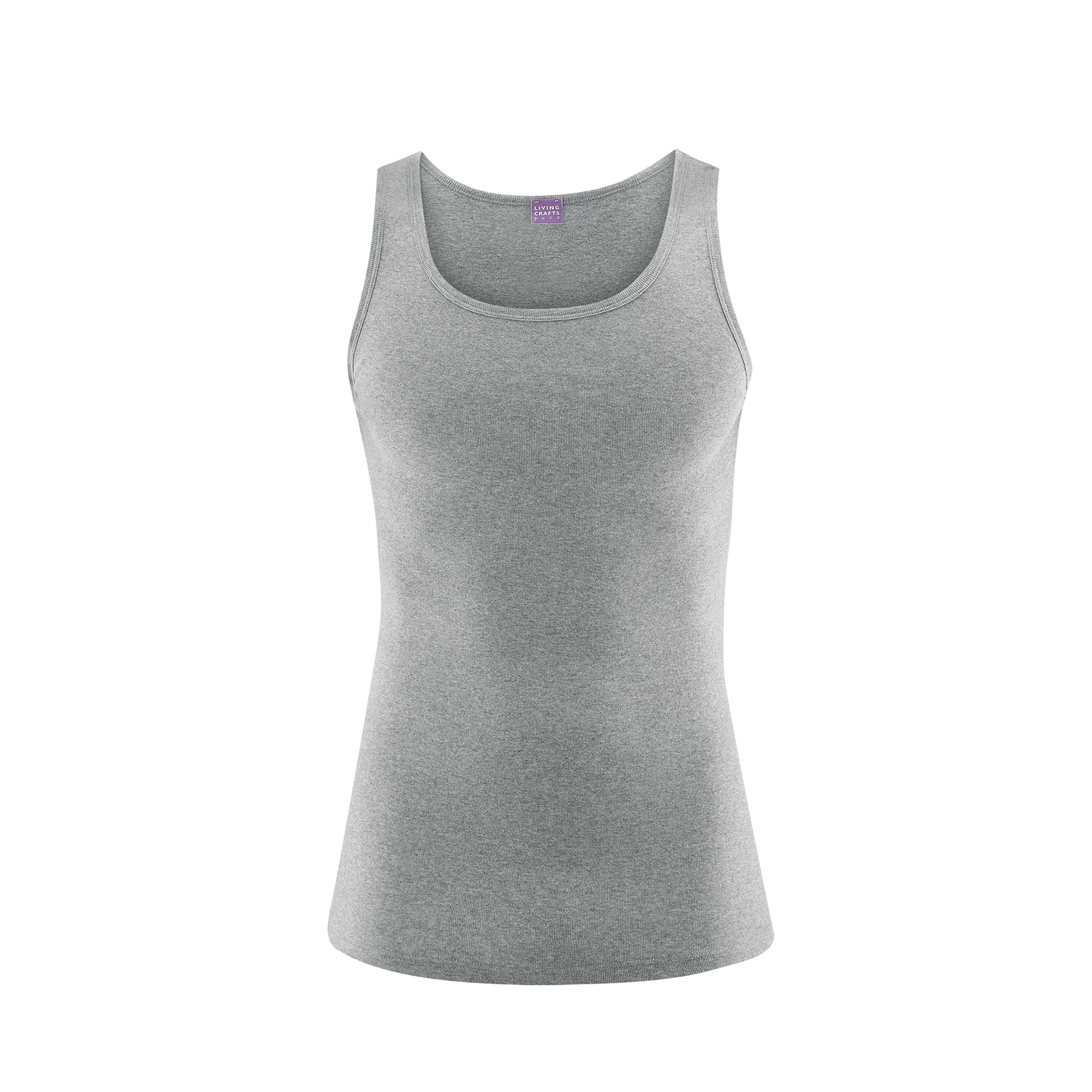 Organic Cotton Ribbed Vest: Mens - REGN