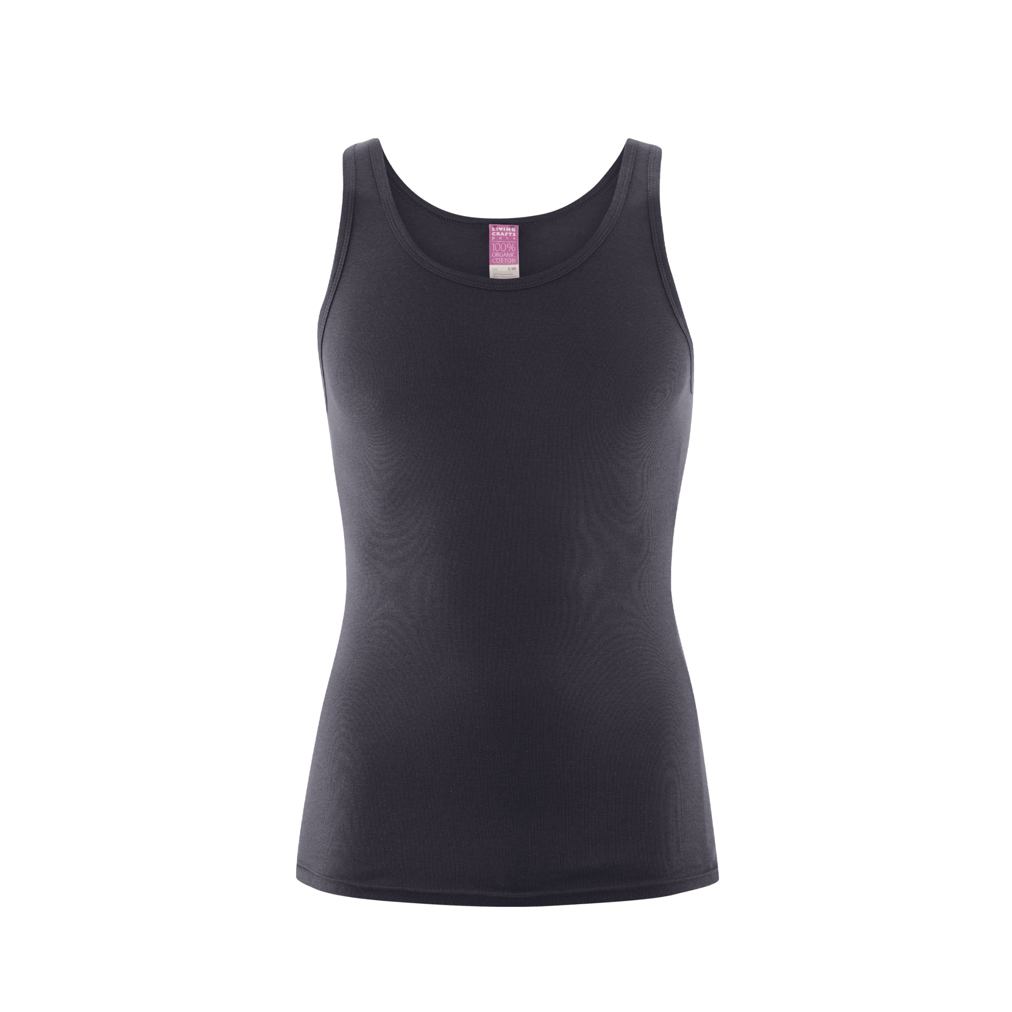 Organic Cotton Ribbed Vest: Mens - REGN