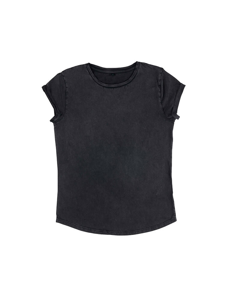 Organic Cotton Rolled Sleeve T-shirt: Womens - REGN