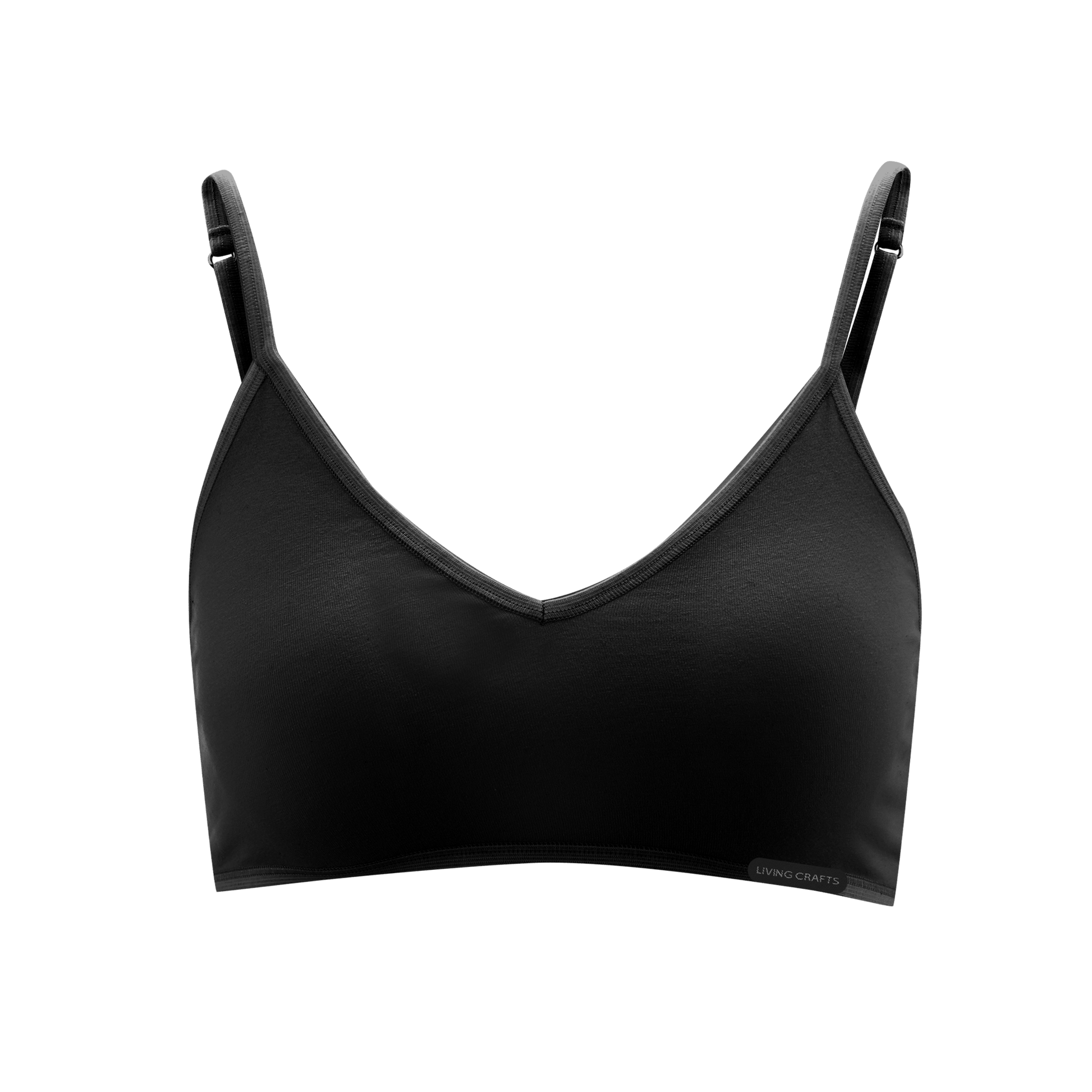 Organic Cotton Spaghetti Strap Bralette - REGN