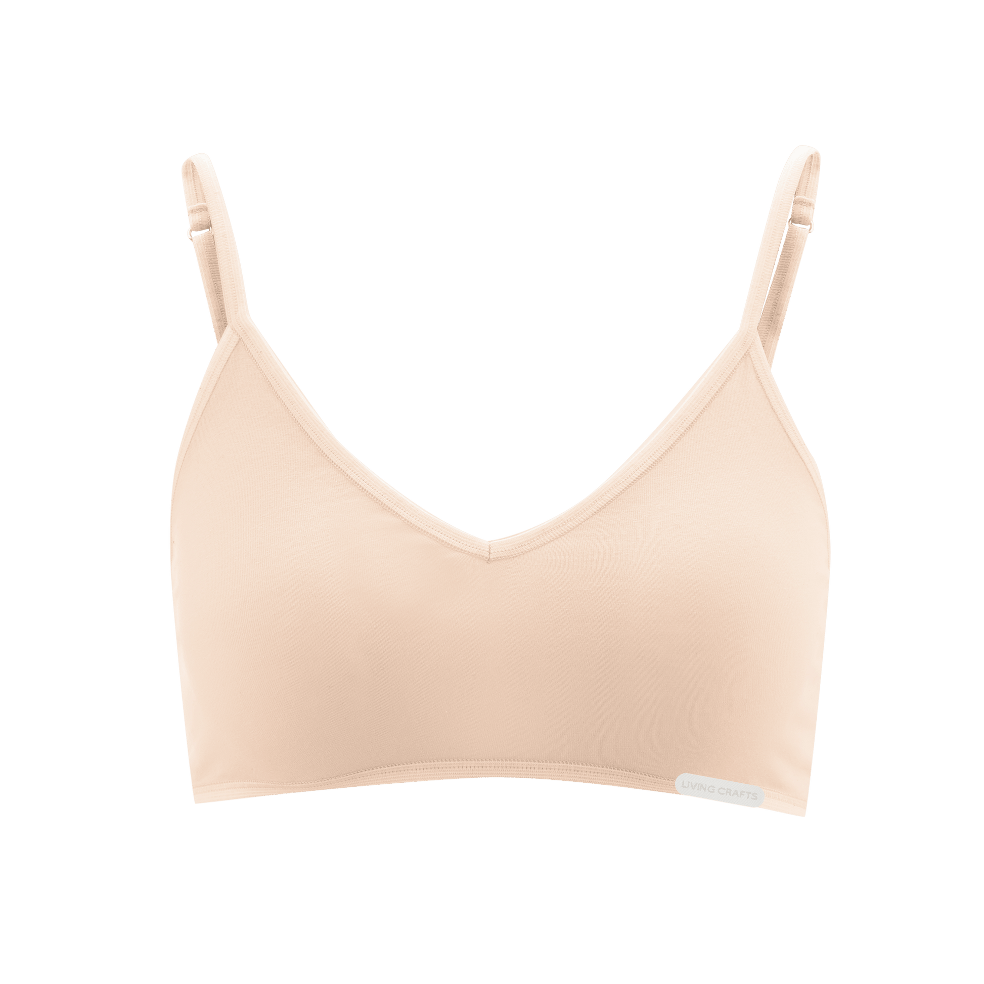 Organic Cotton Spaghetti Strap Bralette - REGN