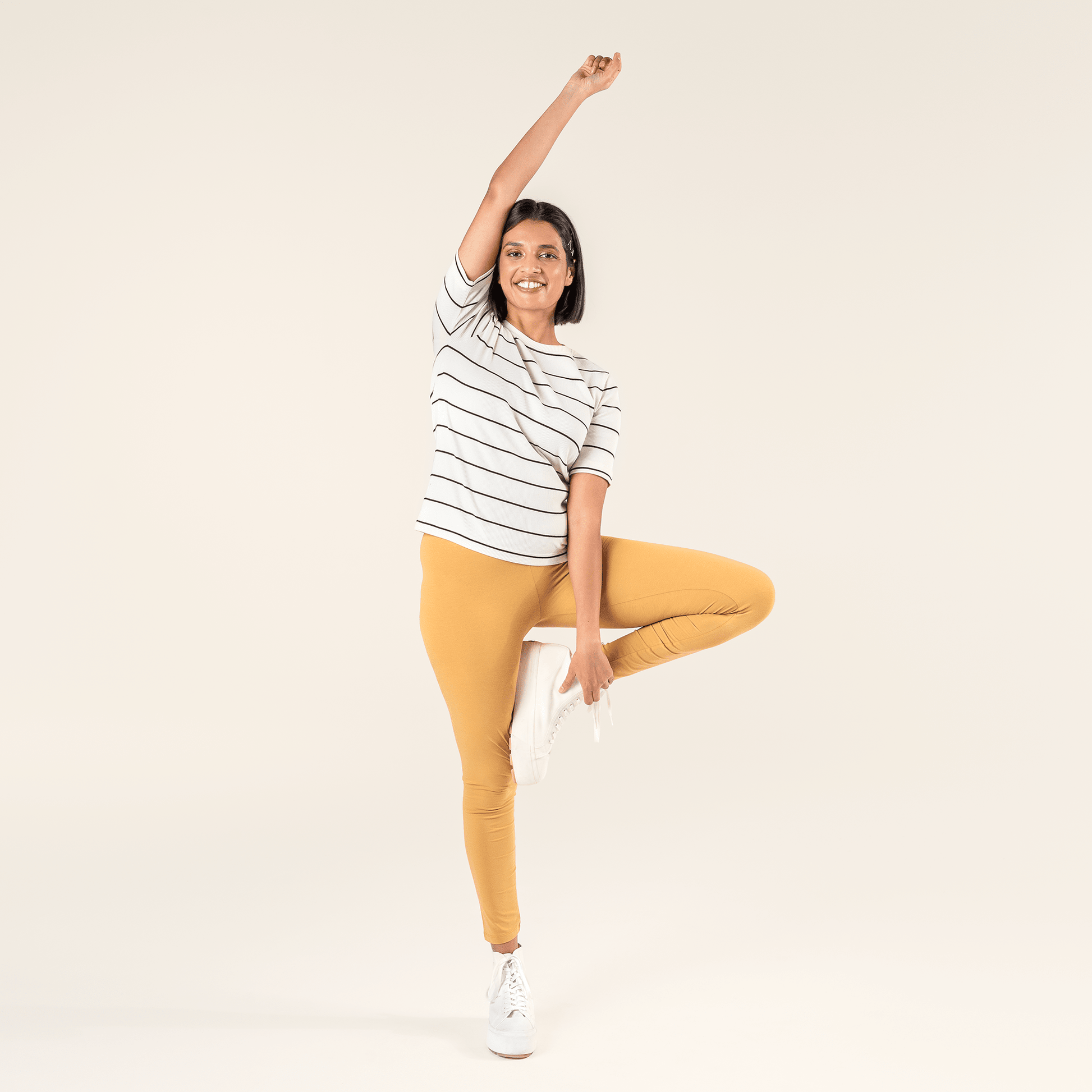 Organic Cotton Stretch Leggings: Womens - REGN