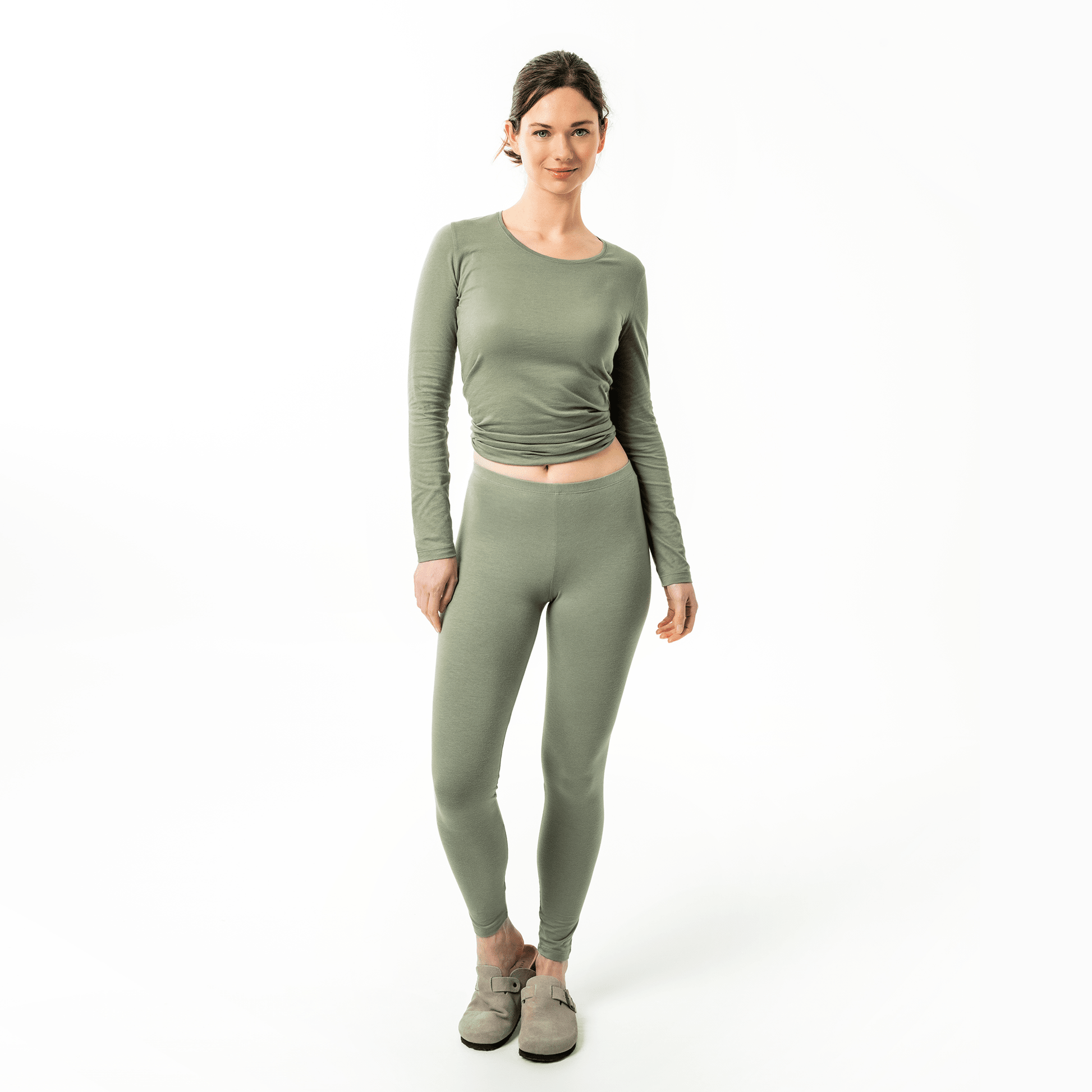 Organic Cotton Stretch Leggings: Womens - REGN