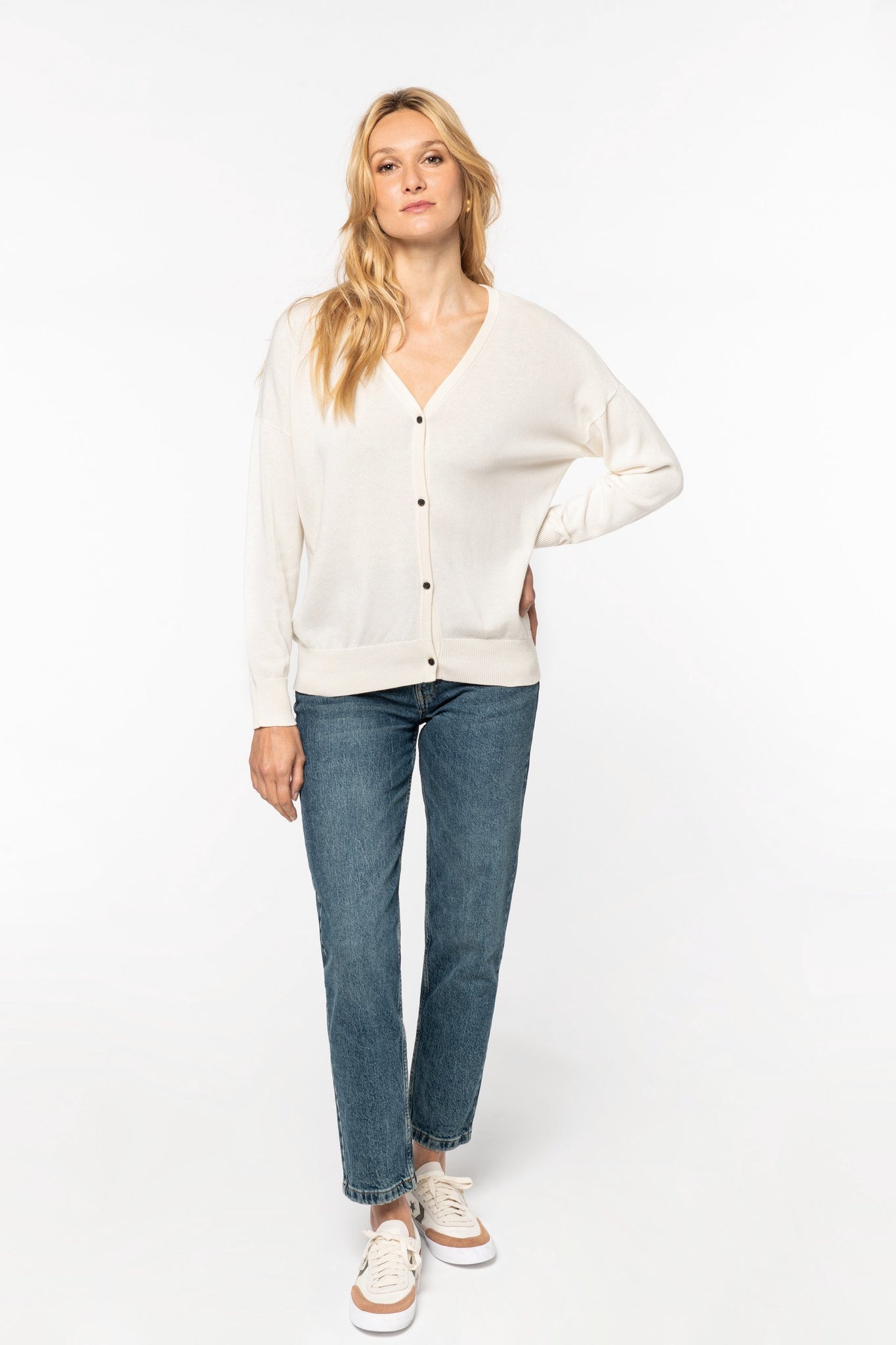 Organic Cotton & Tencel Cardigan: Womens - REGN