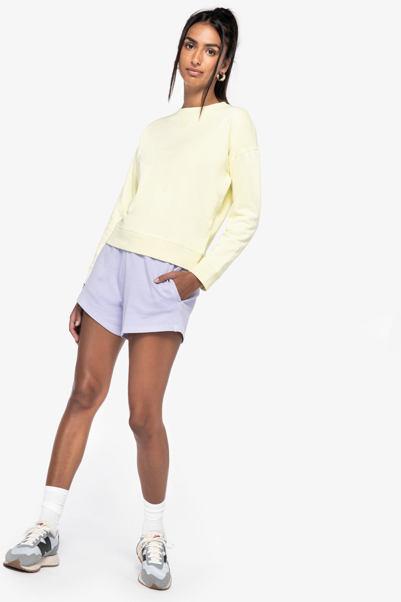 Organic Cotton & Tencel Oversized Sweatshirt: Womens - REGN