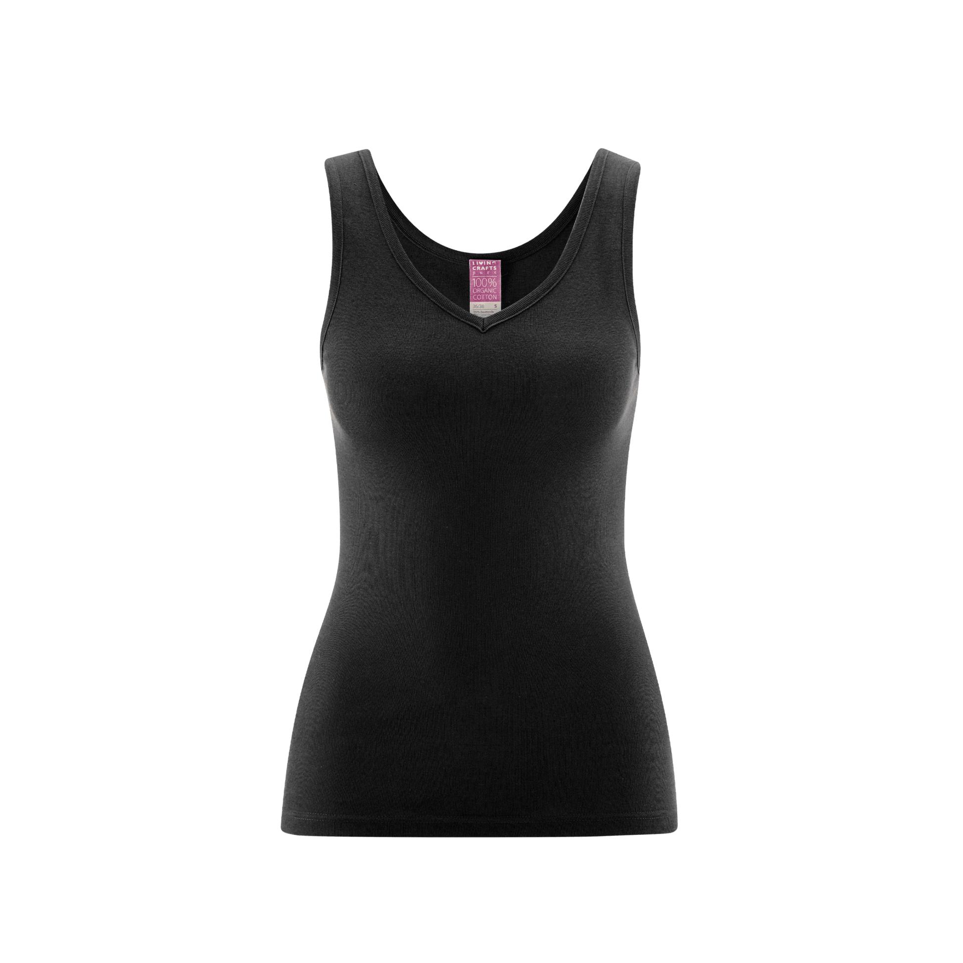 Organic Cotton V-neck Vest: Womens - REGN