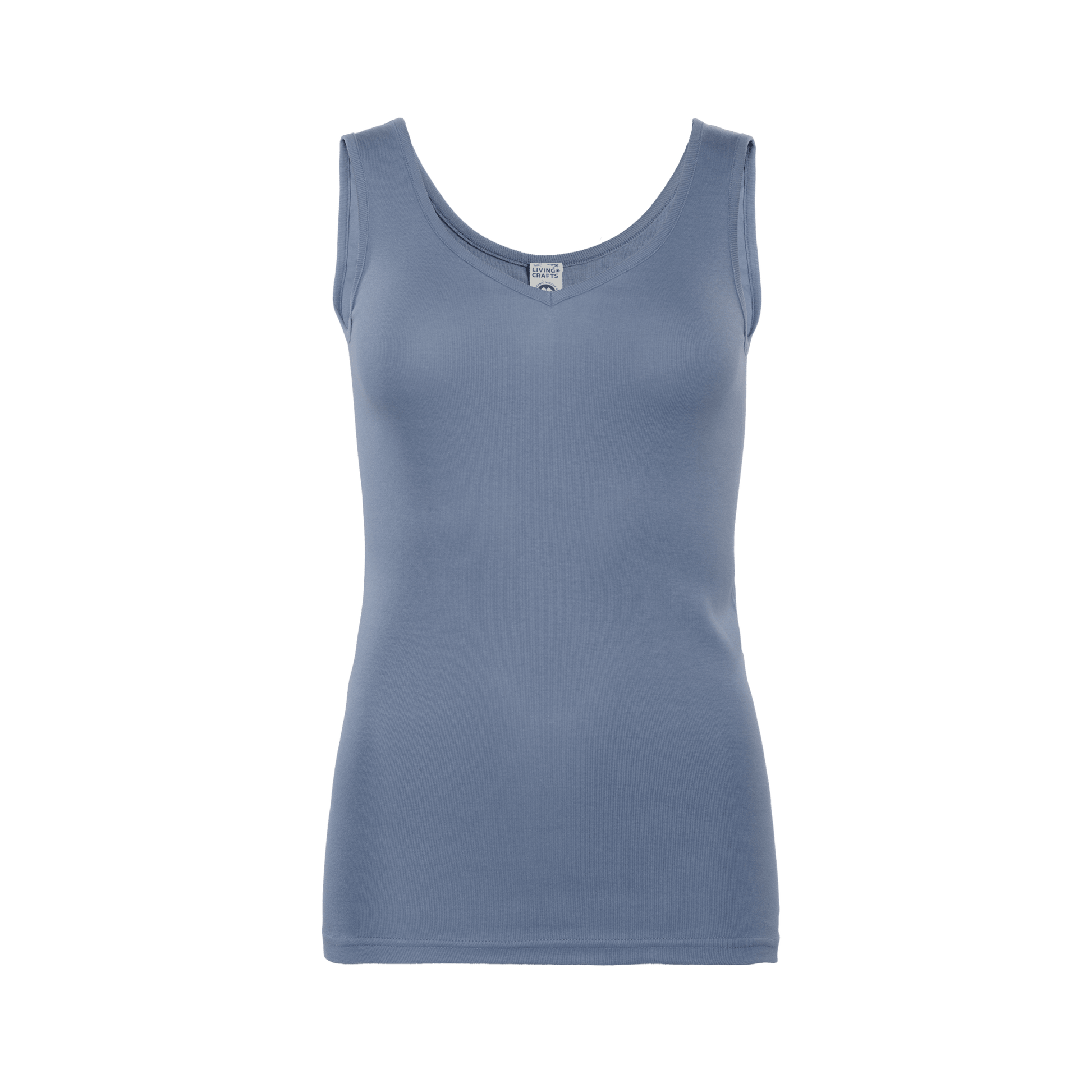 Organic Cotton V-neck Vest: Womens - REGN