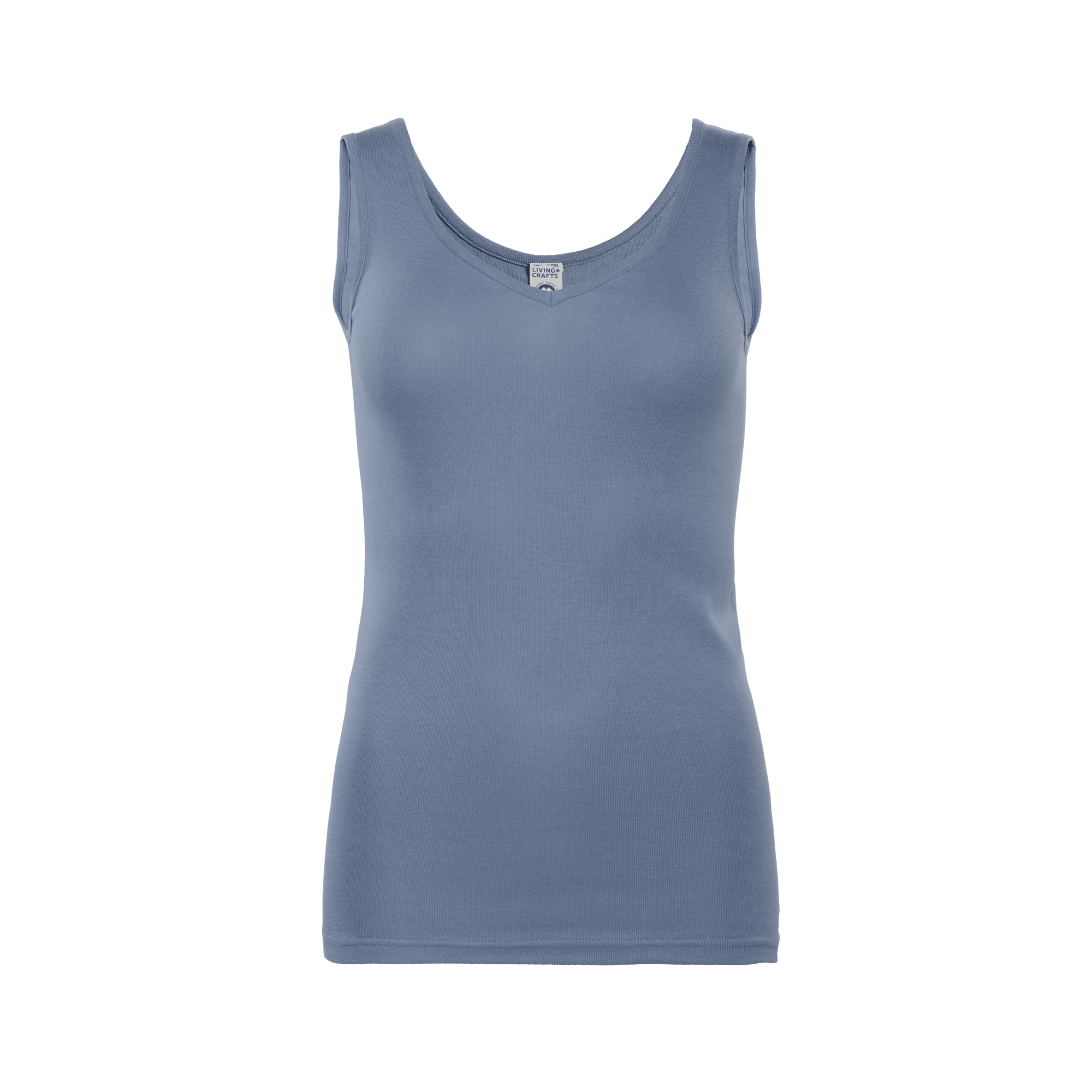 Organic Cotton V-neck Vest: Womens - REGN