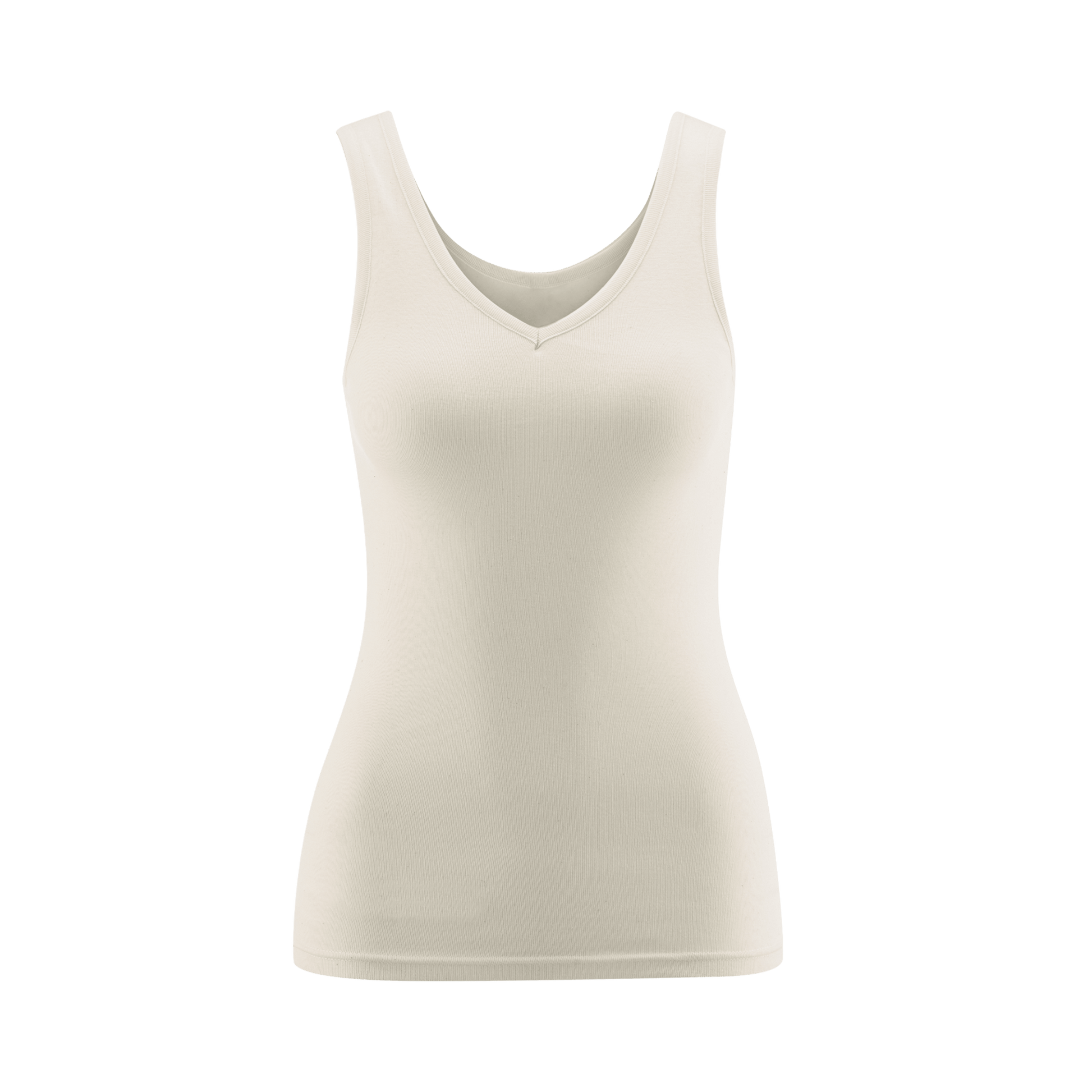 Organic Cotton V-neck Vest: Womens - REGN