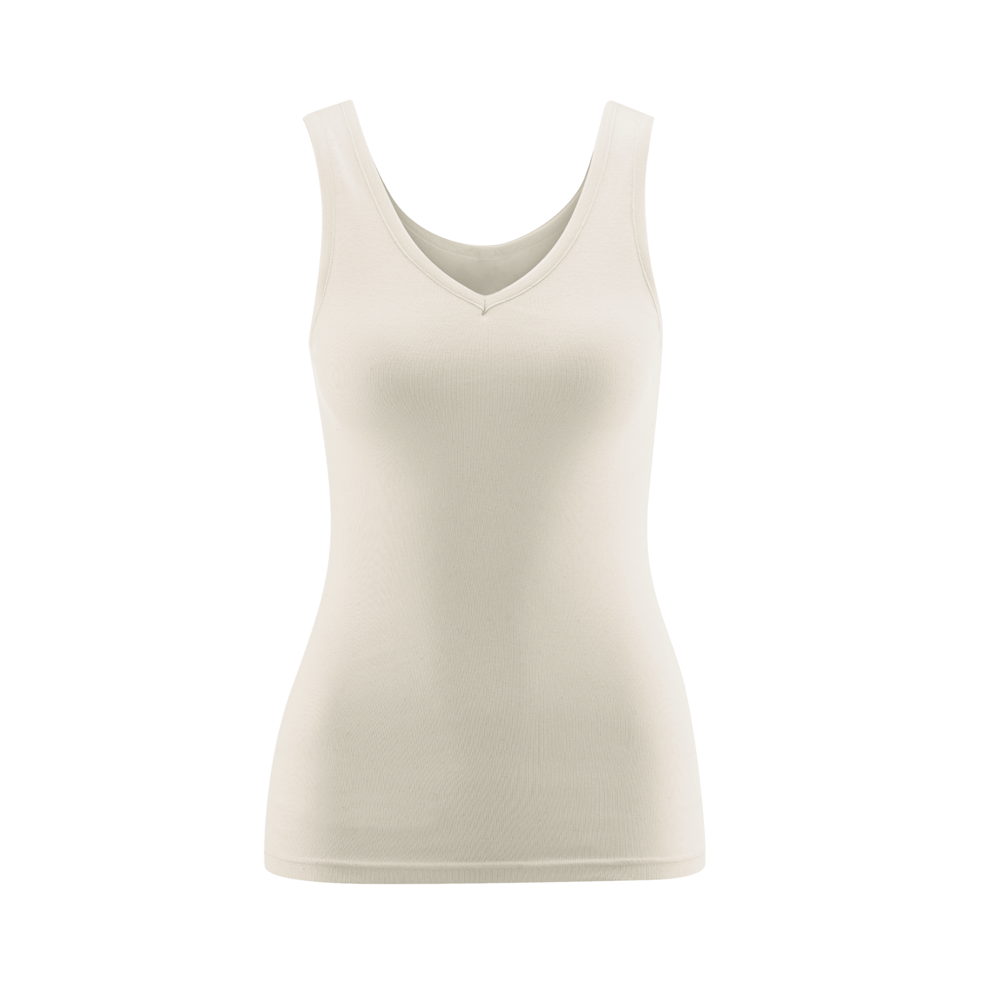 Organic Cotton V-neck Vest: Womens - REGN