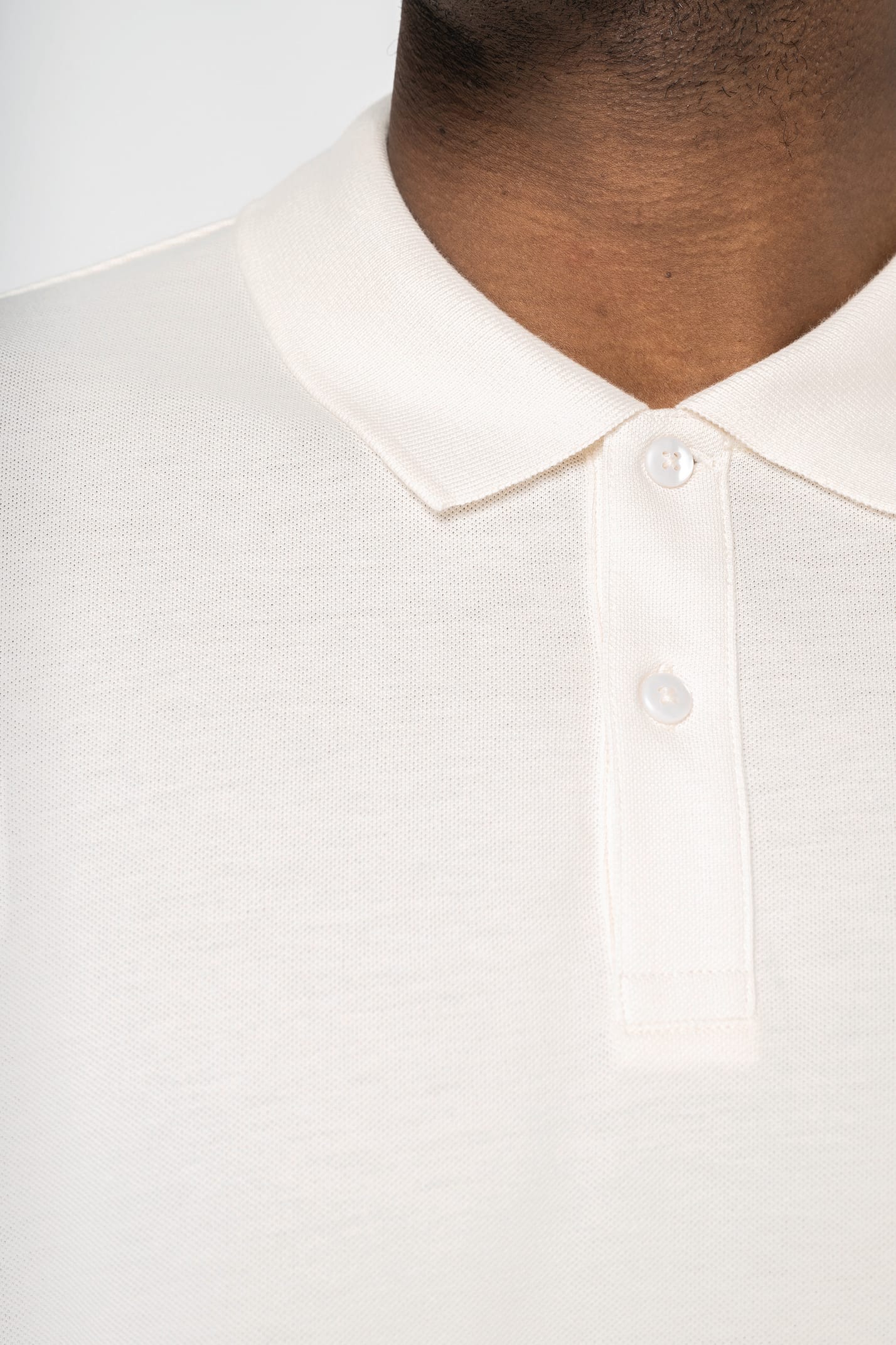 Organic Drop Shoulder Polo Shirt: Mens - REGN
