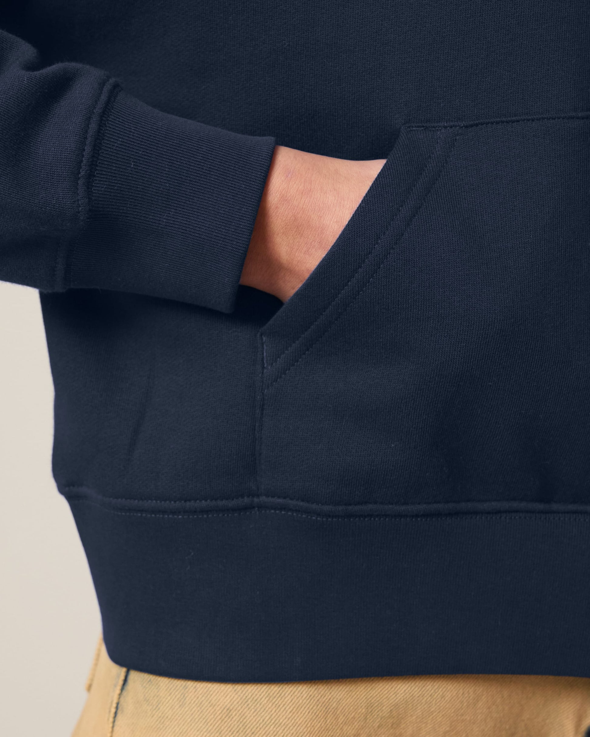 Organic Dropped Shoulder Zipped Hoodie: Womens - REGN