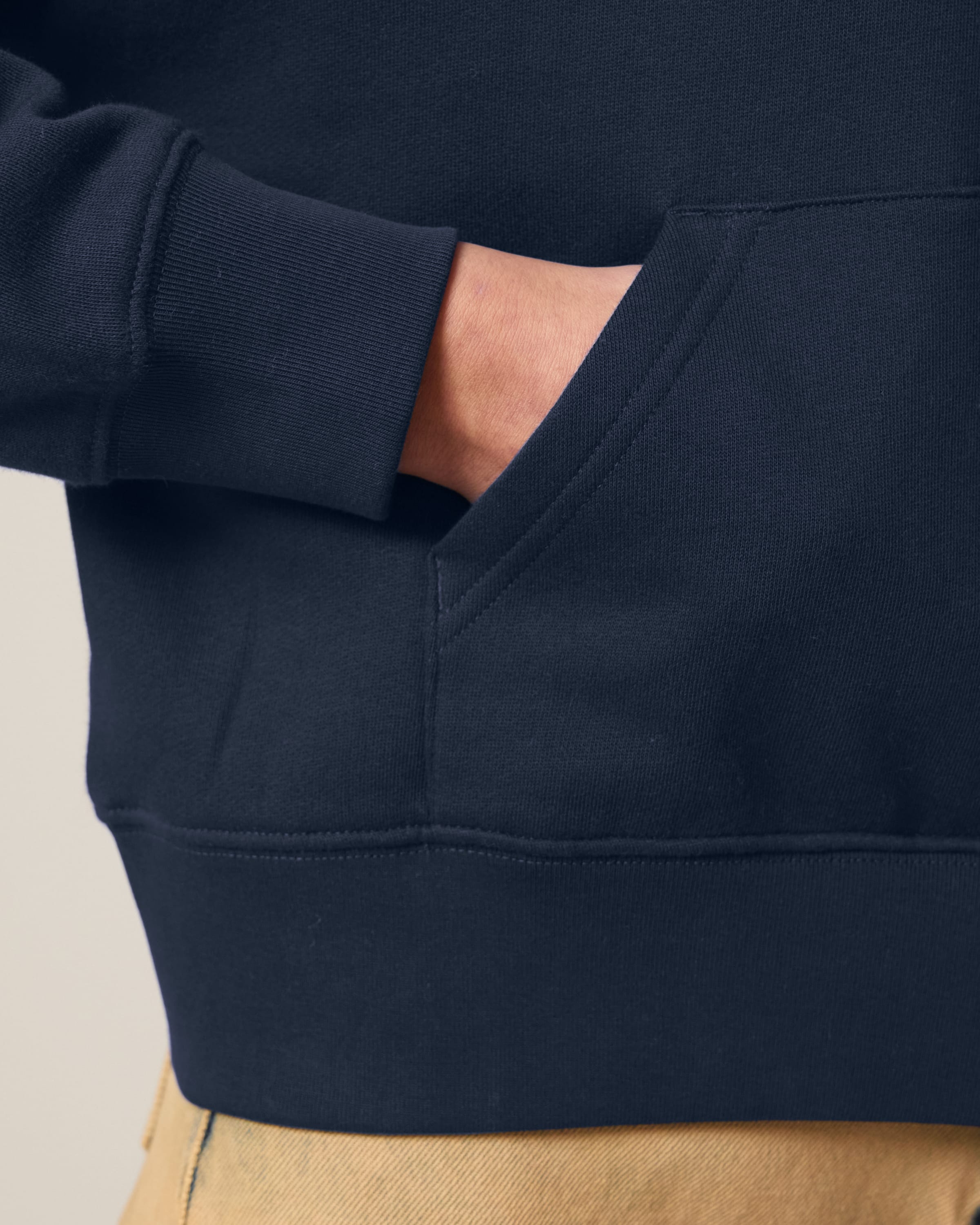 Organic Dropped Shoulder Zipped Hoodie: Womens - REGN