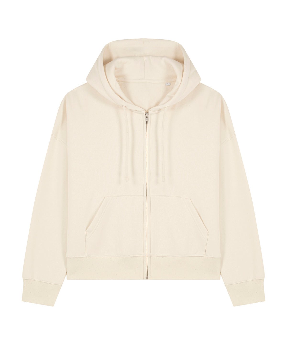 Organic Dropped Shoulder Zipped Hoodie: Womens - REGN