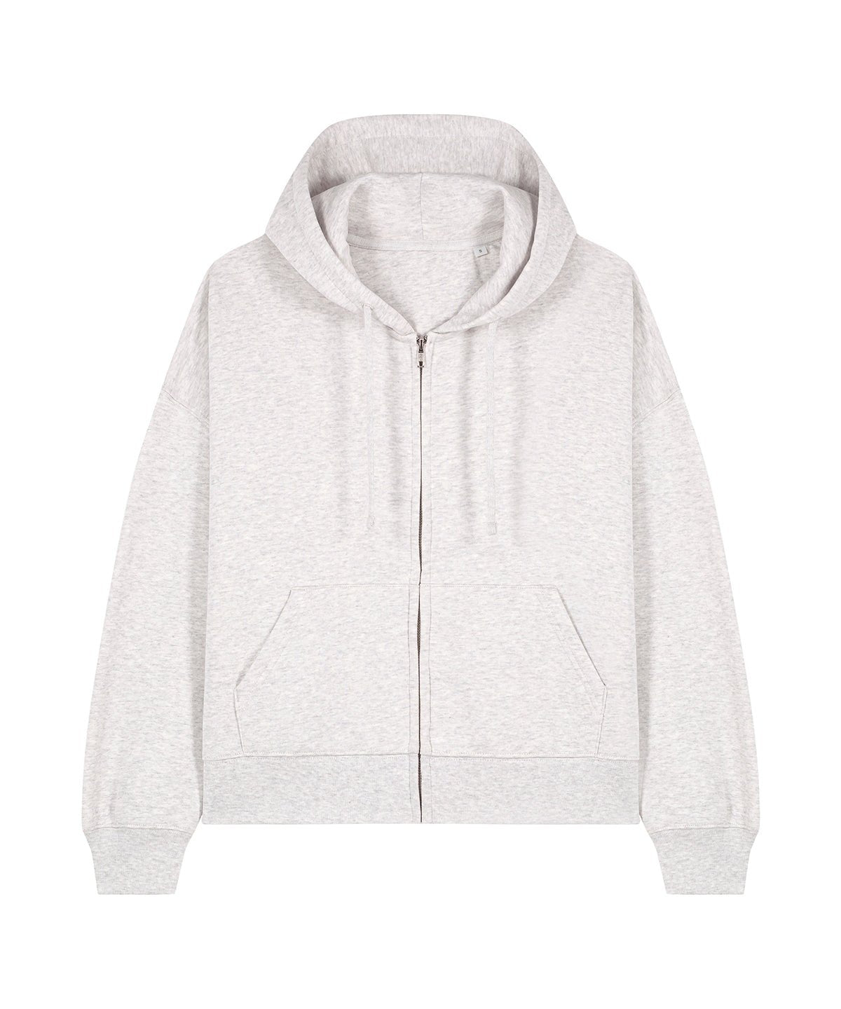 Organic Dropped Shoulder Zipped Hoodie: Womens - REGN