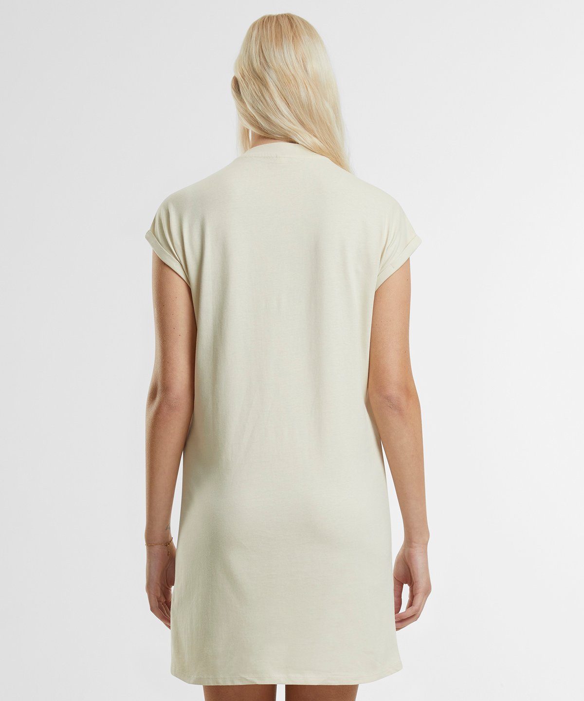 Organic Extended Shoulder T-shirt Dress: Womens - REGN