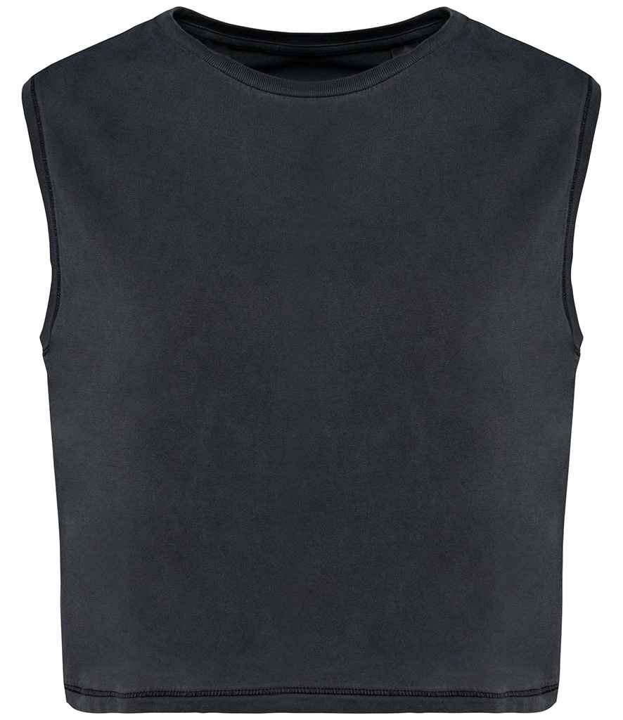 Organic Faded Cropped Tank Top: Womens - REGN