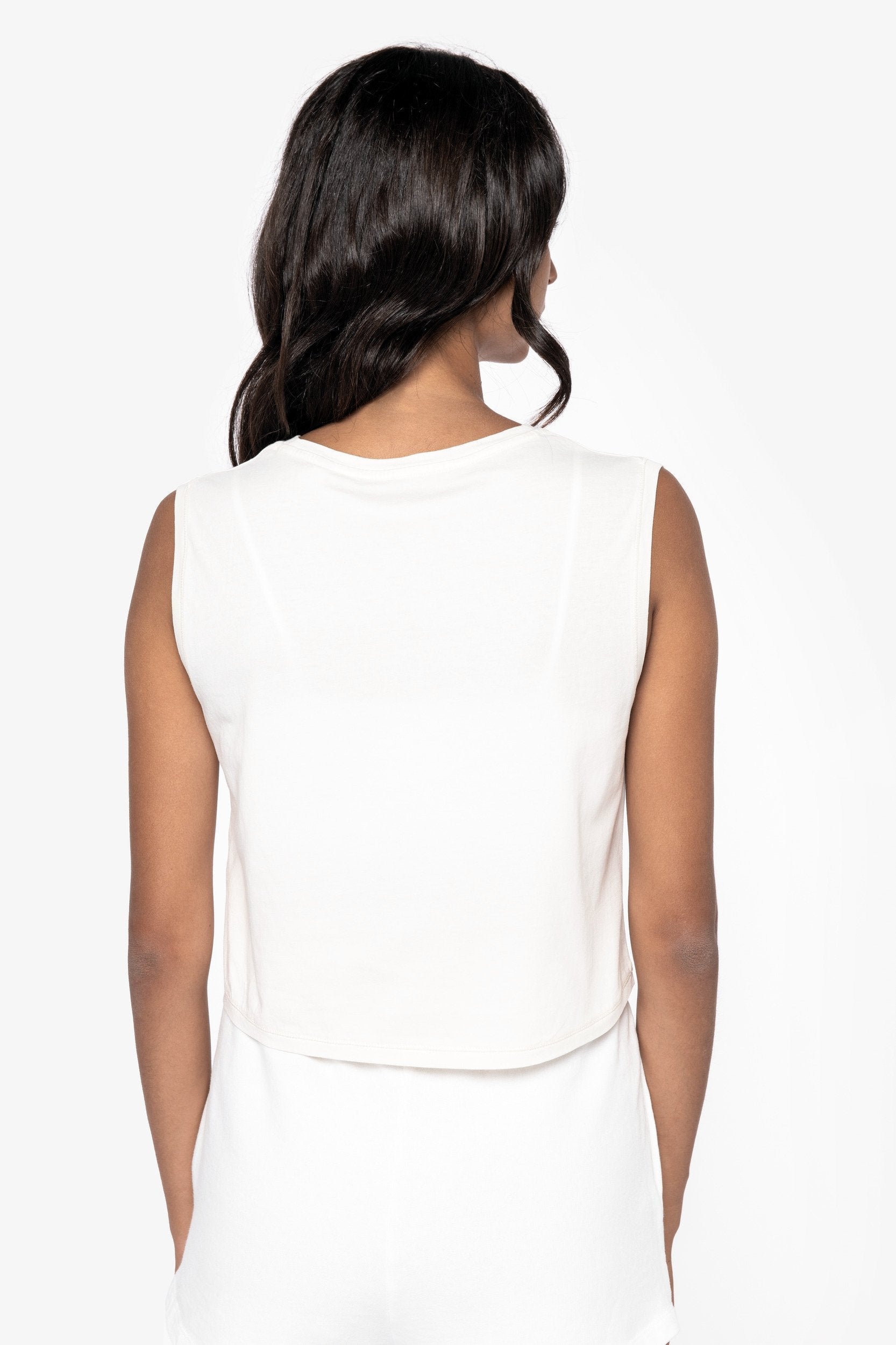 Organic Faded Cropped Tank Top: Womens - REGN