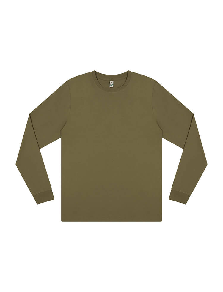 Organic Faded Long Sleeve T-shirt: Mens - REGN