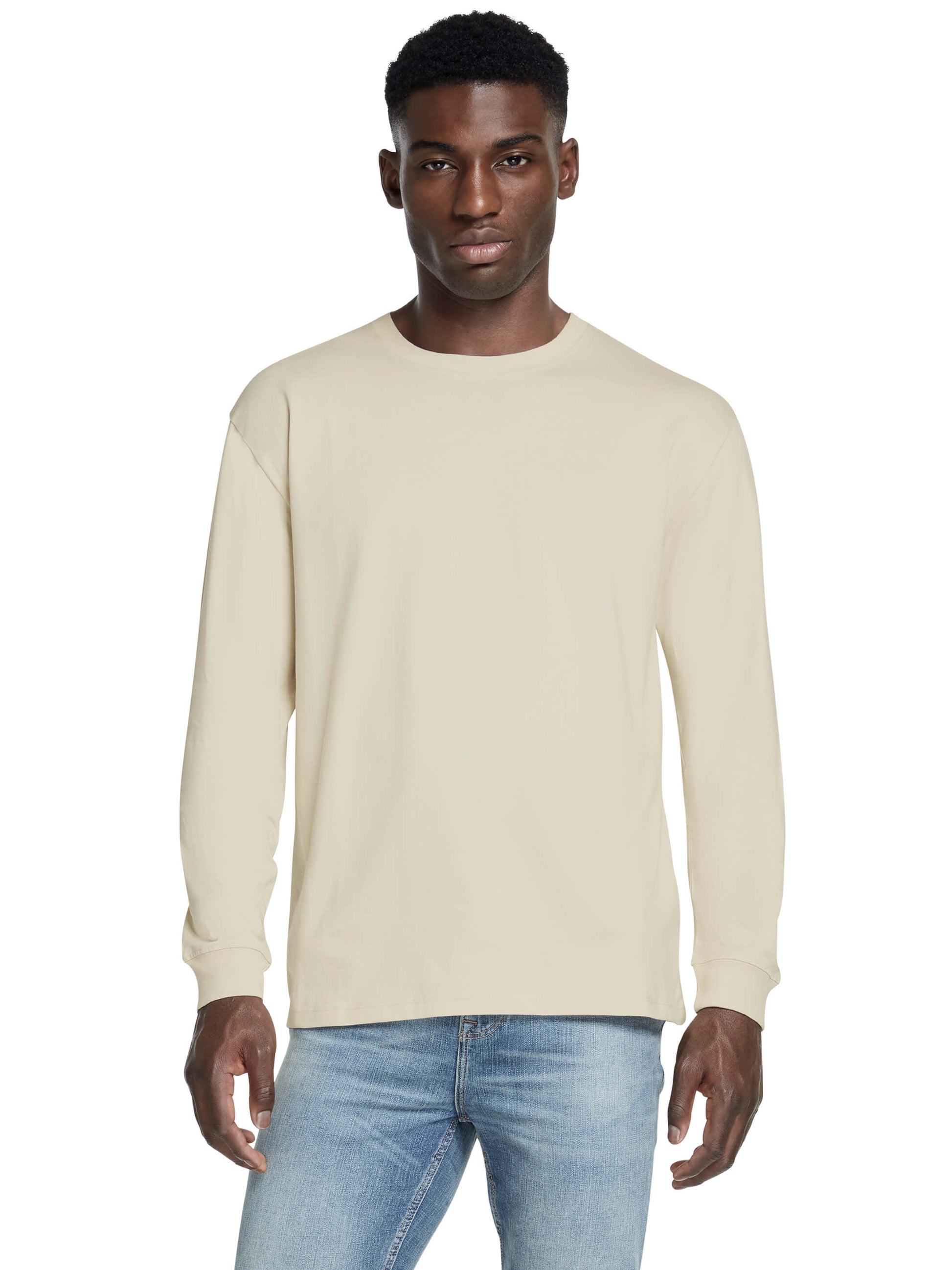 Organic Faded Long Sleeve T-shirt: Mens - REGN