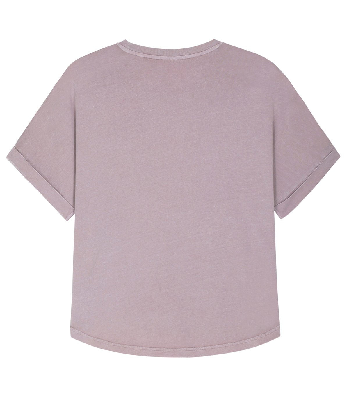 Organic Garment Dyed Roll Sleeve T-shirt: Womens - REGN