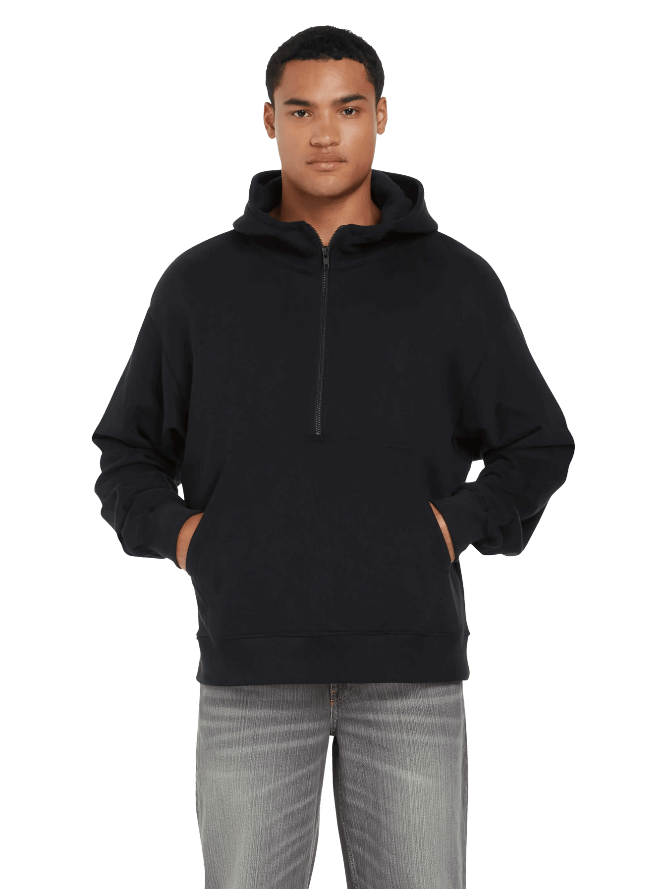 Organic Half Zip Hoodie: Unisex - REGN