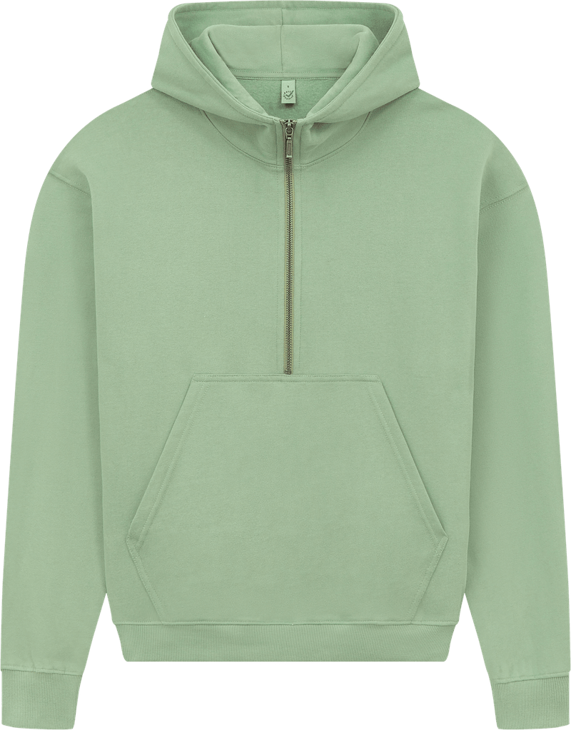 Organic Half Zip Hoodie: Womens - REGN