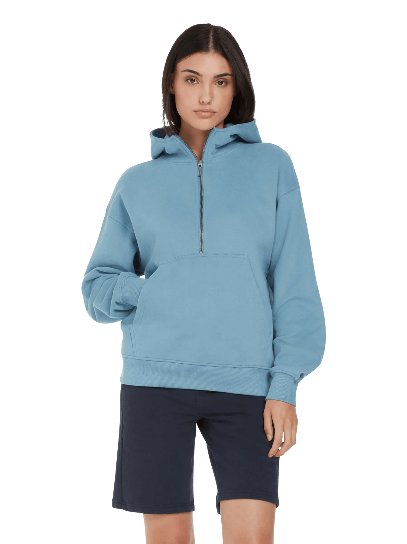 Organic Half Zip Hoodie: Womens - REGN