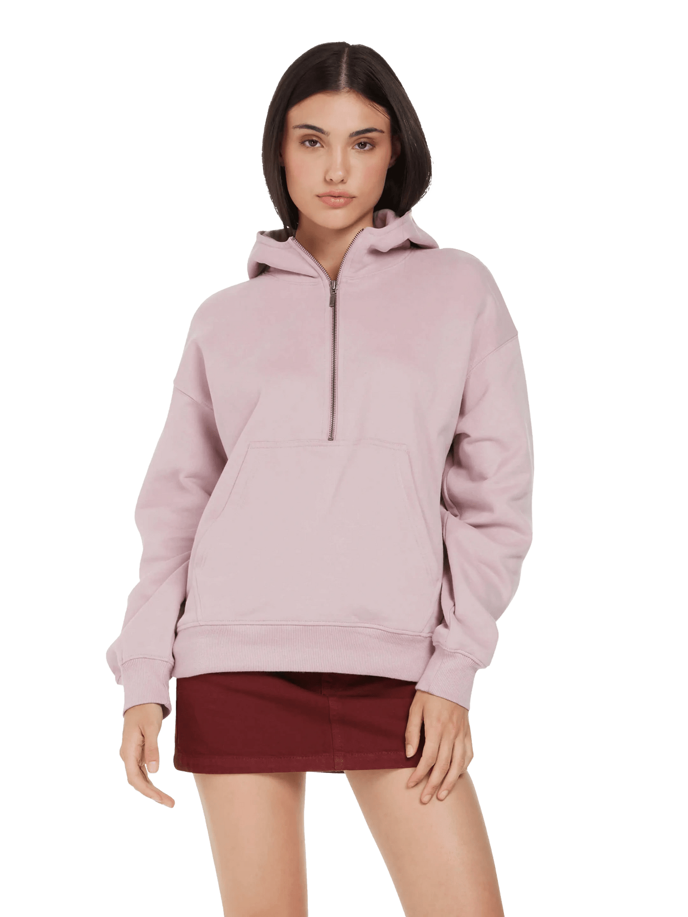 Organic Half Zip Hoodie: Womens - REGN