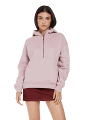 Organic Half Zip Hoodie: Womens - REGN