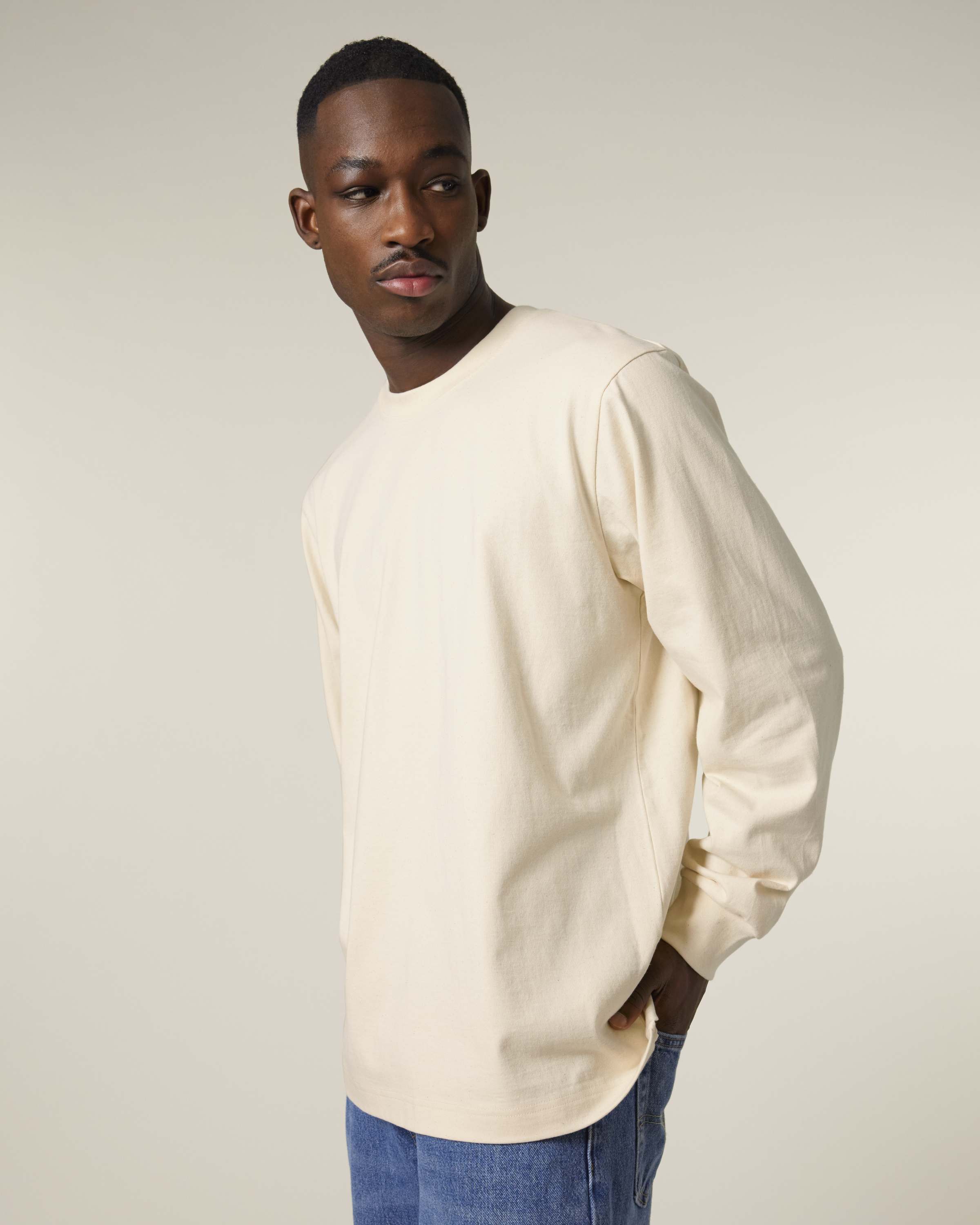 Organic Heavyweight Relaxed Long Sleeve T-shirt: Unisex - REGN