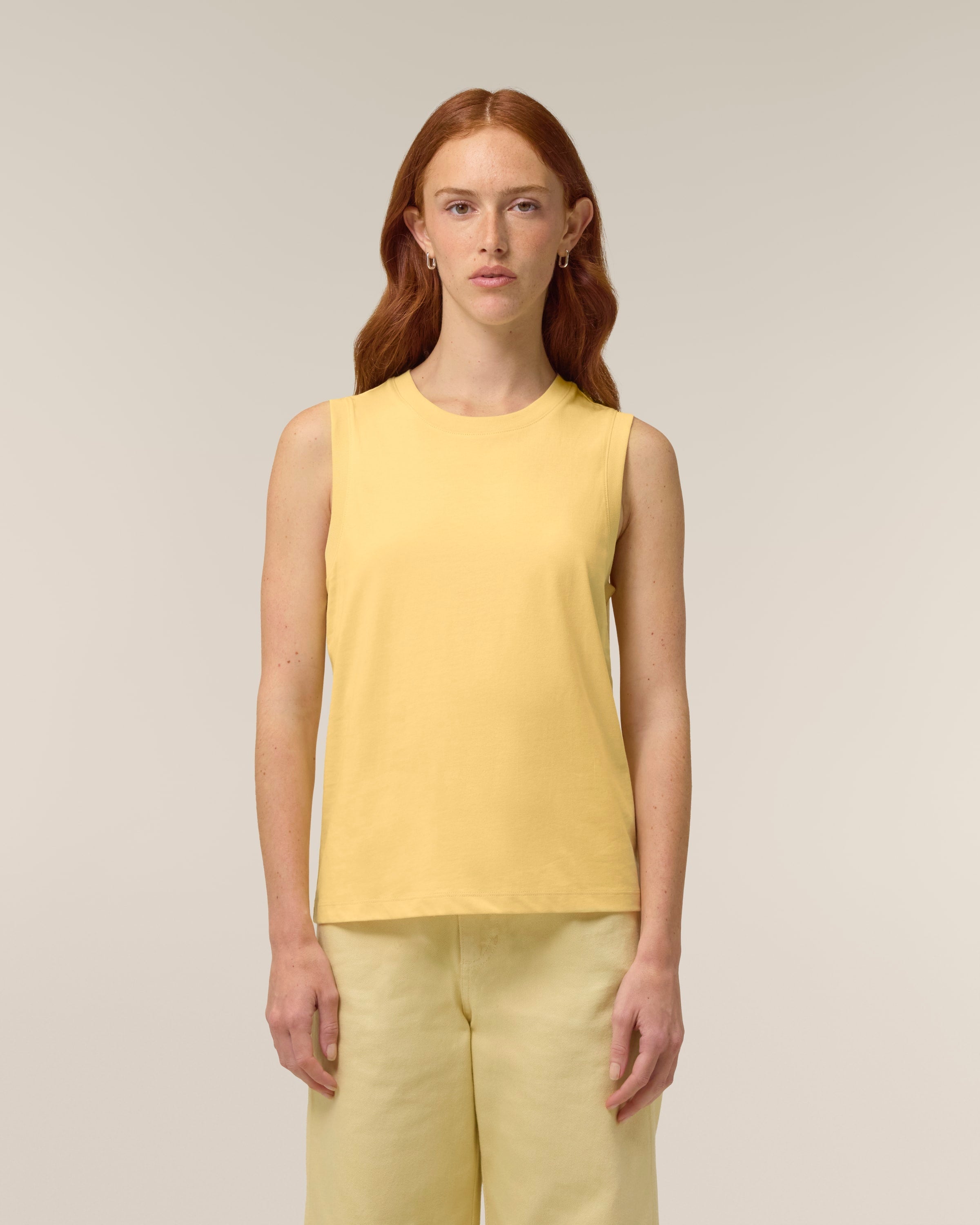 Organic High Neck Tank Top: Womens - REGN