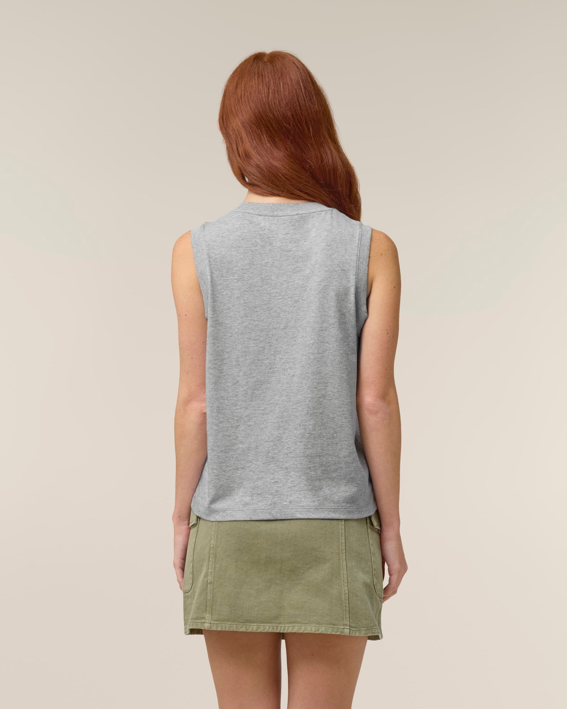Organic High Neck Tank Top: Womens - REGN