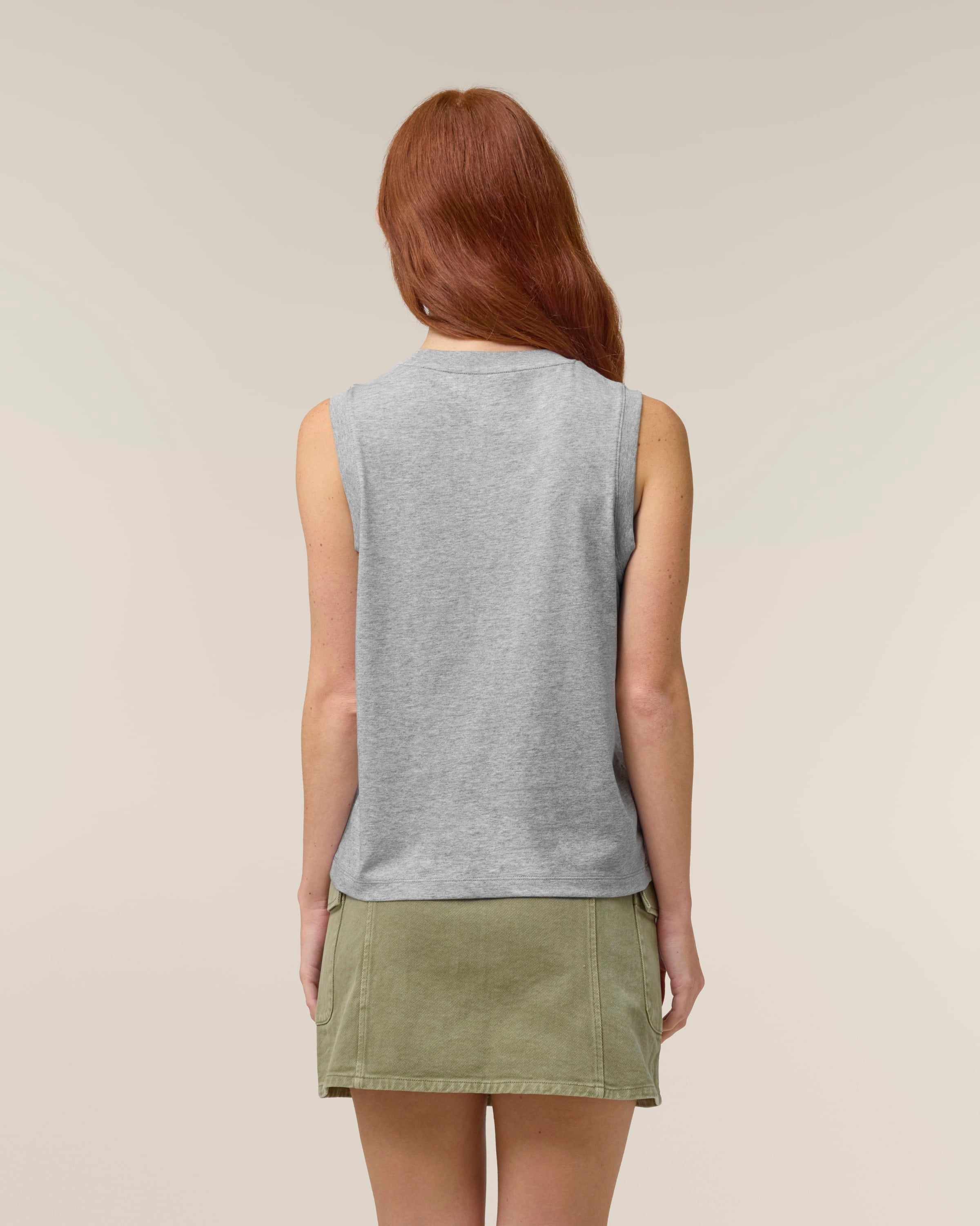 Organic High Neck Tank Top: Womens - REGN