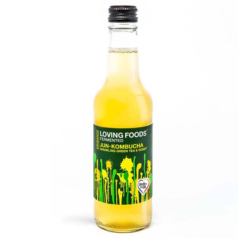 Organic Jun Kombucha – Unpasteurised Honey Fermented Green Tea Drink 330ml - REGN