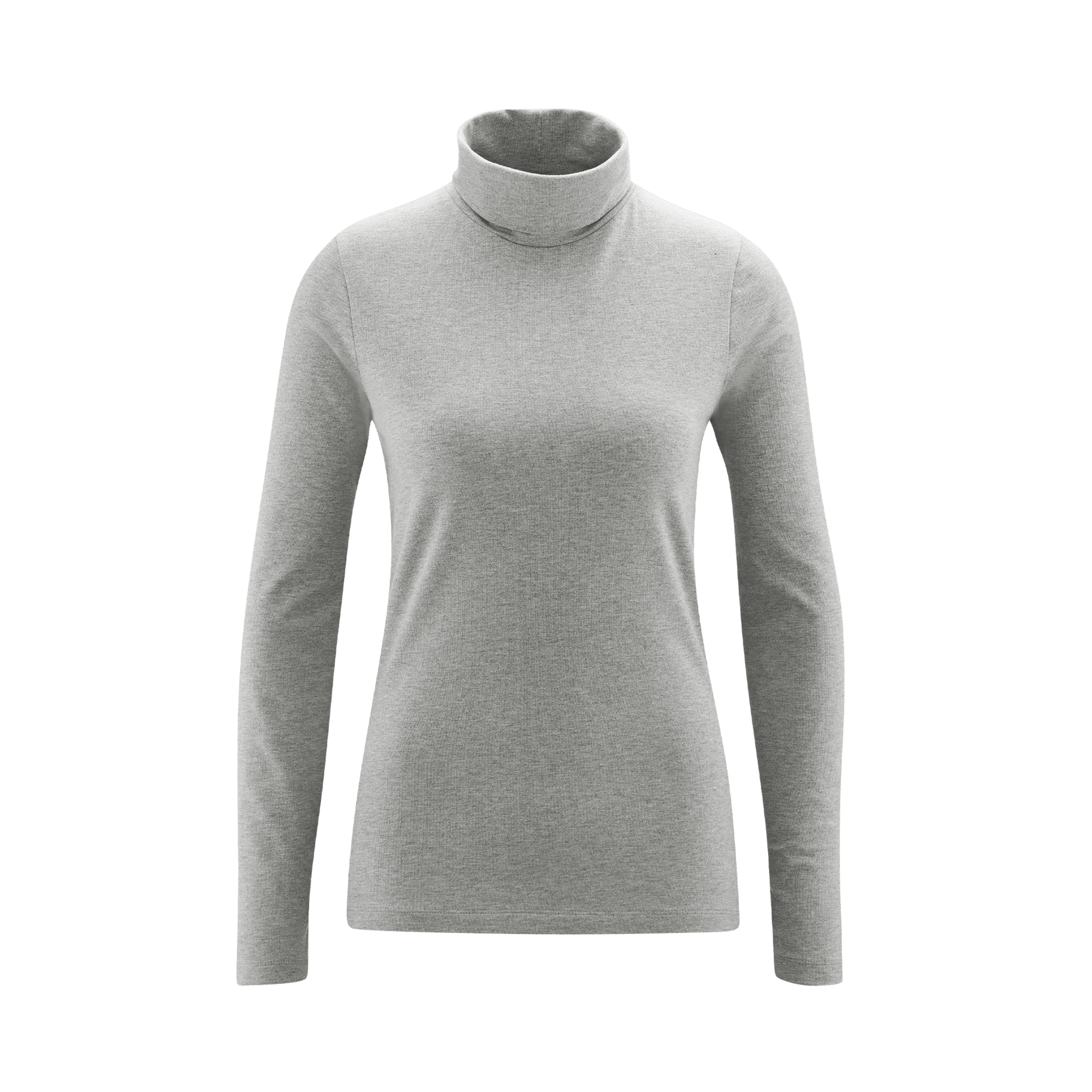 Organic Long Sleeve Stretch Turtleneck T-shirt: Womens - REGN
