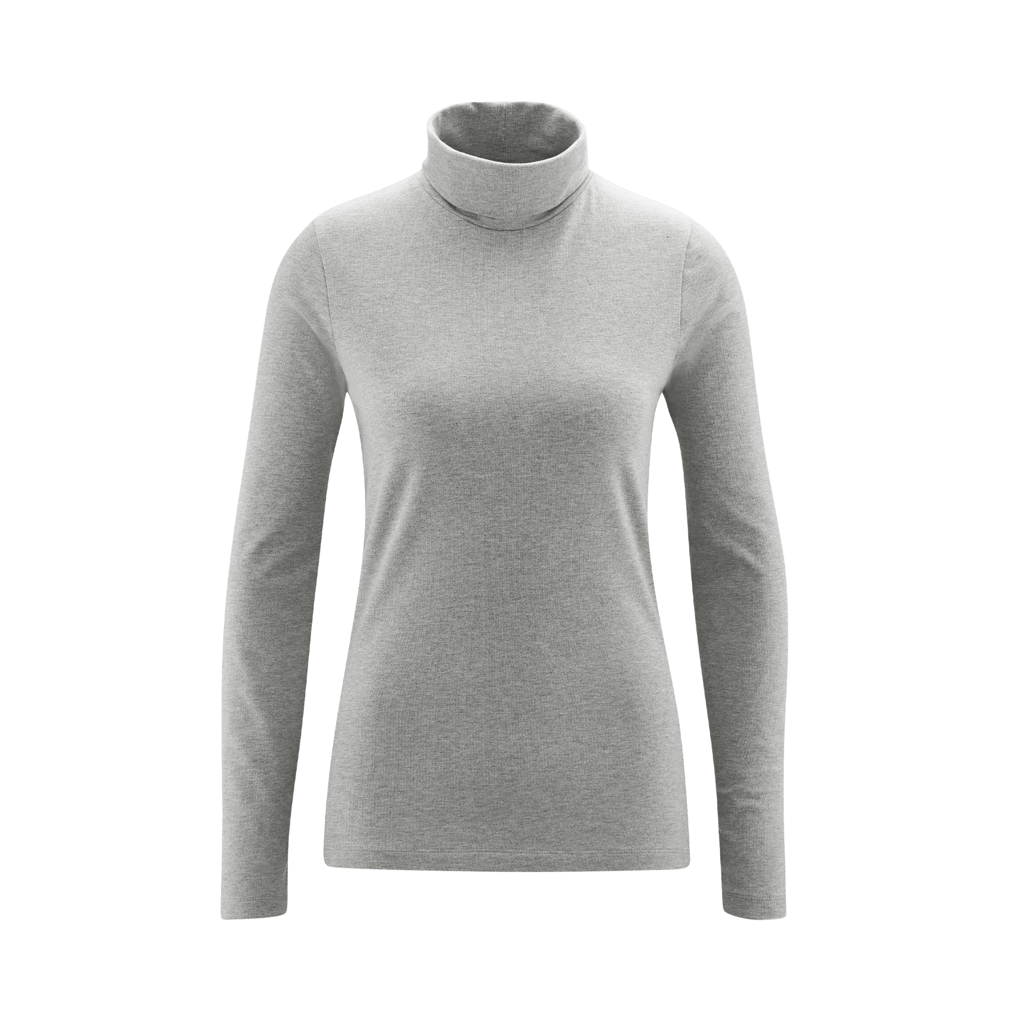 Organic Long Sleeve Stretch Turtleneck T-shirt: Womens - REGN