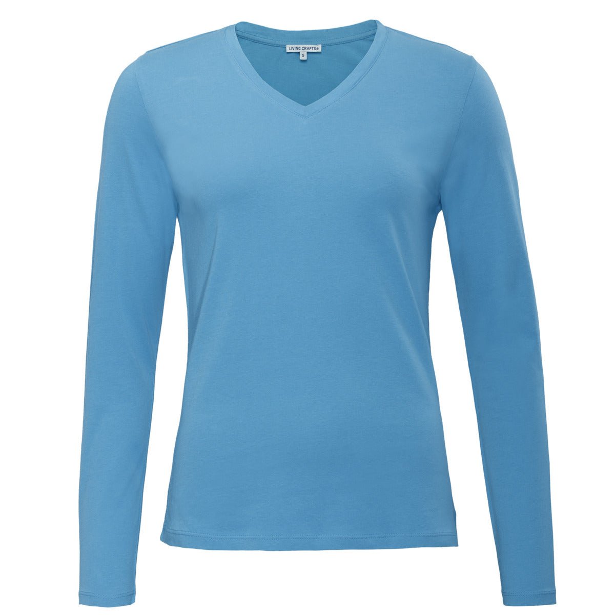 Organic Long Sleeve V-neck: Womens - REGN