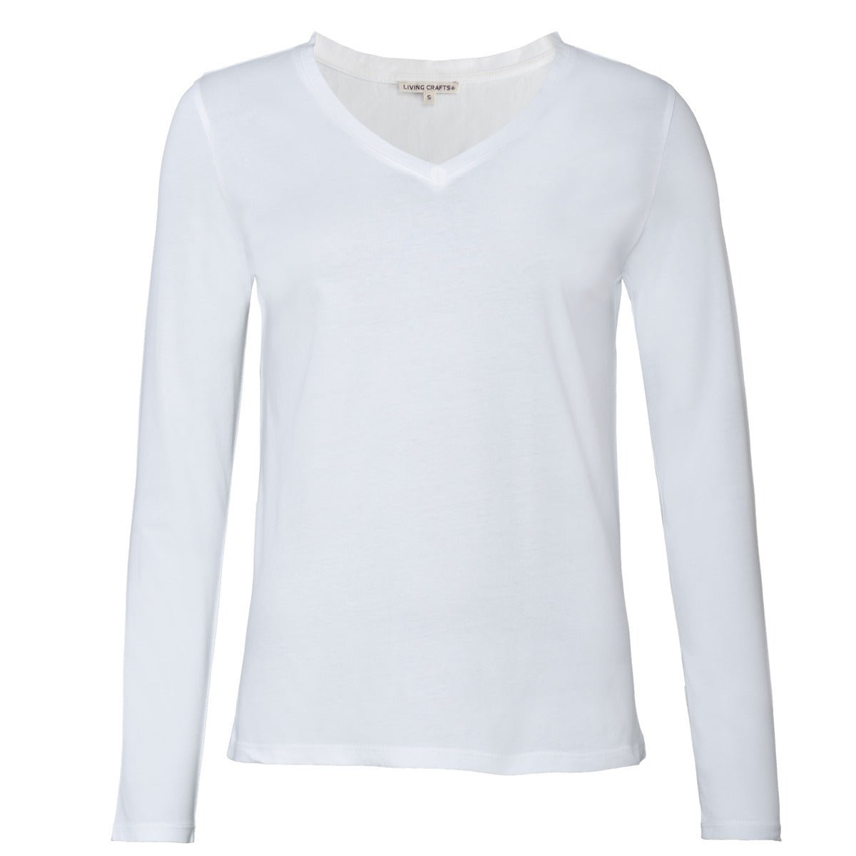 Organic Long Sleeve V-neck: Womens - REGN