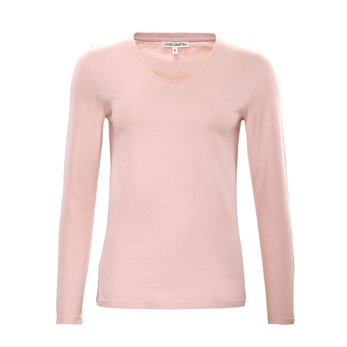 Organic Long Sleeve V-neck: Womens - REGN