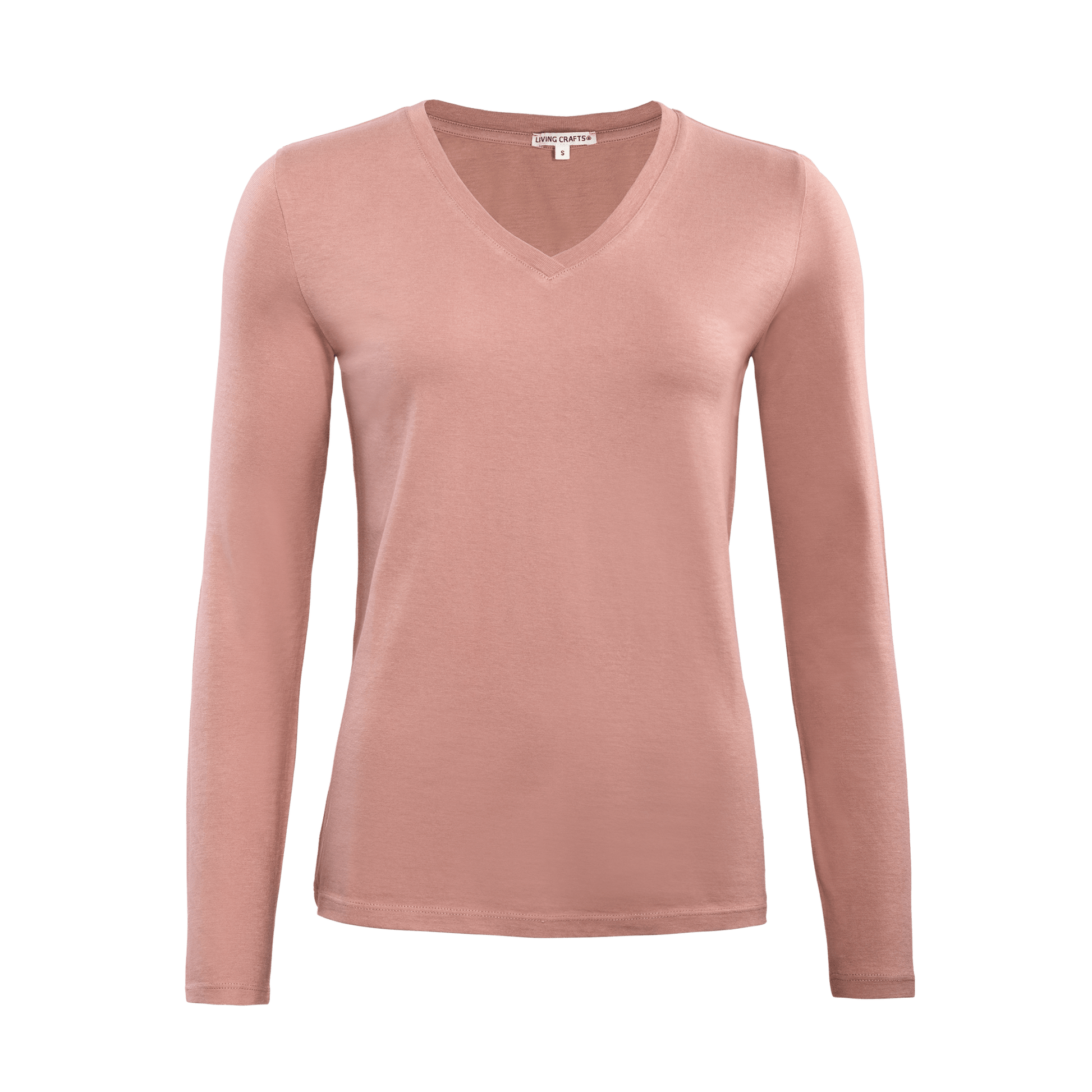 Organic Long Sleeve V-neck: Womens - REGN