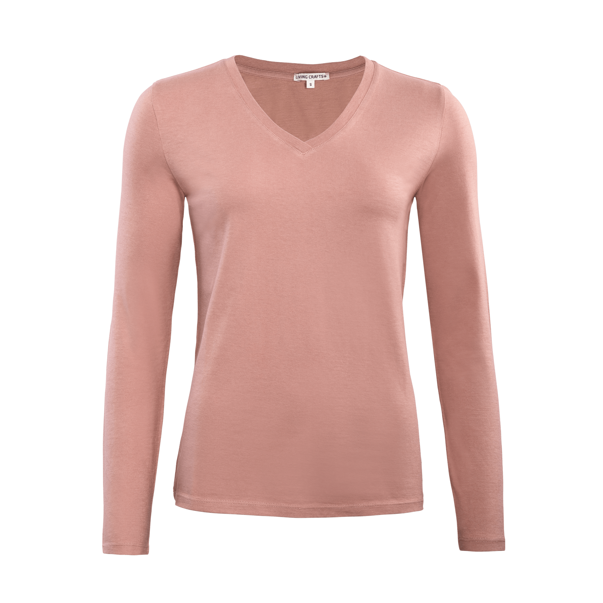 Organic Long Sleeve V-neck: Womens - REGN
