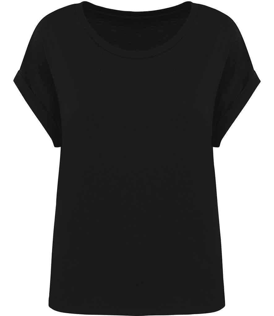 Organic Loose Fit Roll Sleeve T-shirt: Womens - REGN