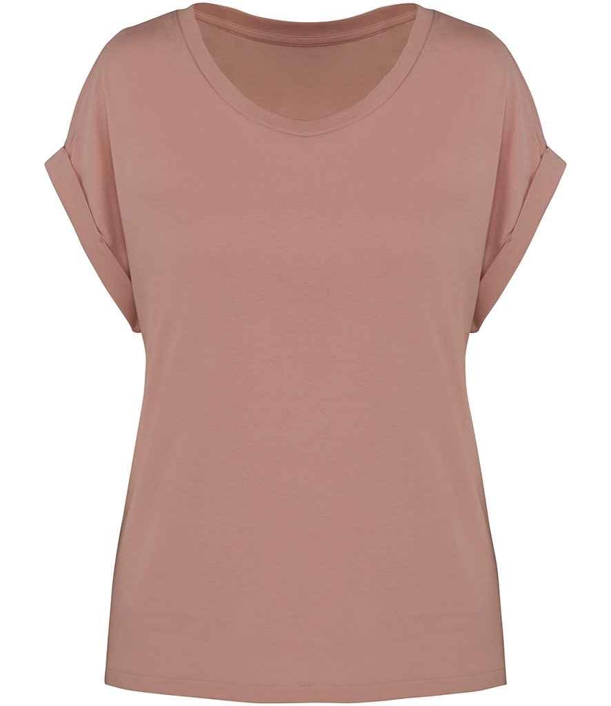 Organic Loose Fit Roll Sleeve T-shirt: Womens - REGN
