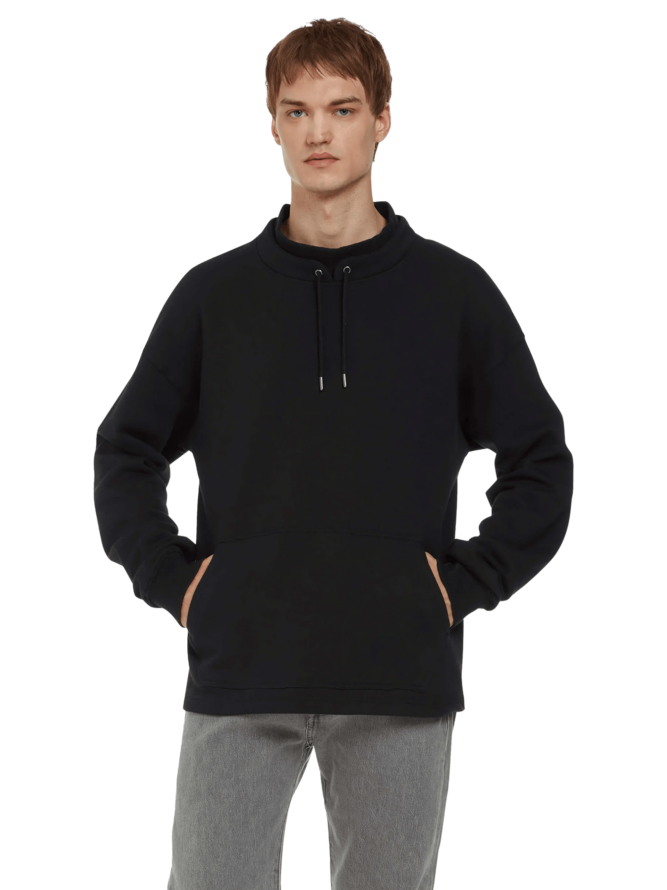 Organic Mock Neck Sweatshirt: Unisex - REGN