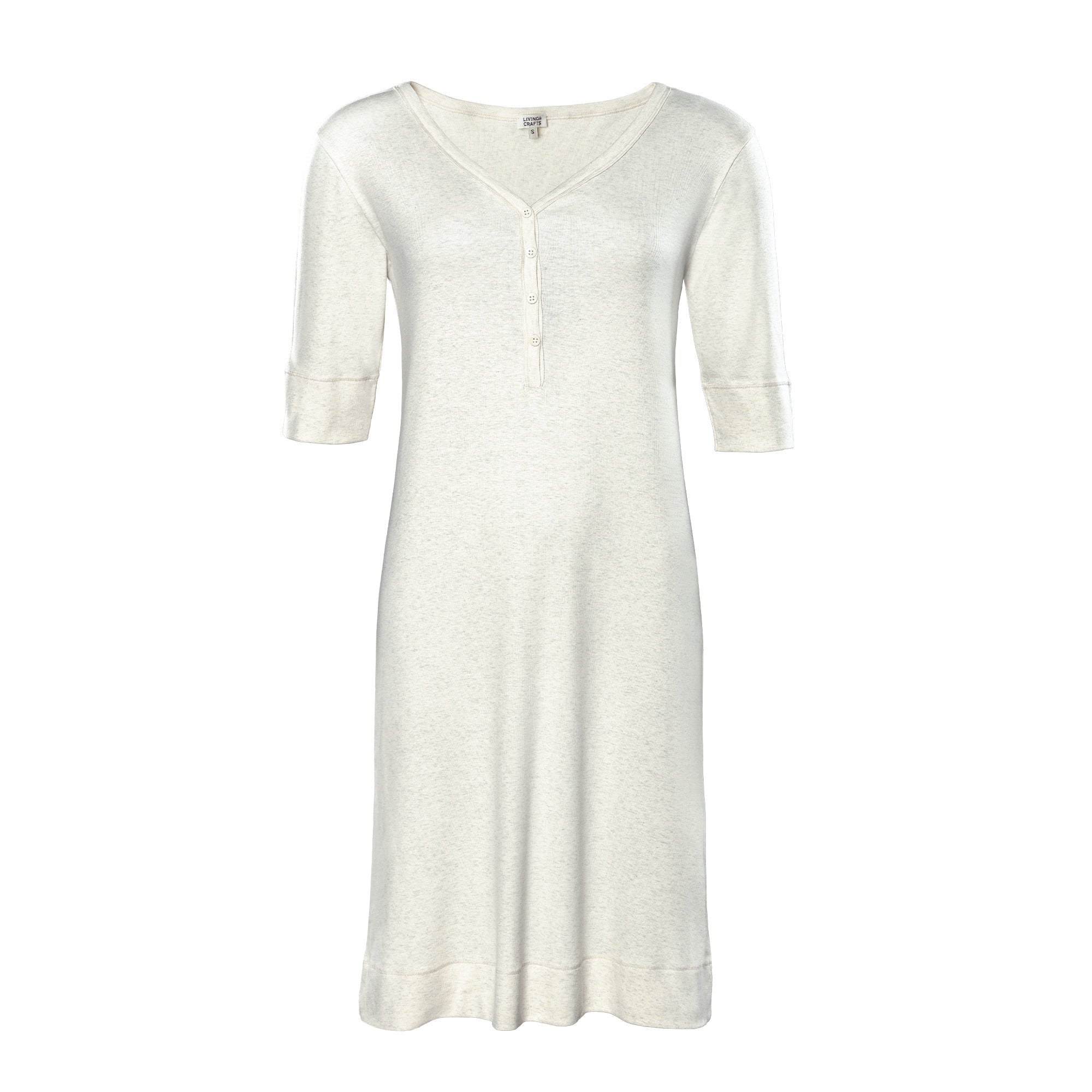 Organic Night Shirt with Buttons: Womens - REGN